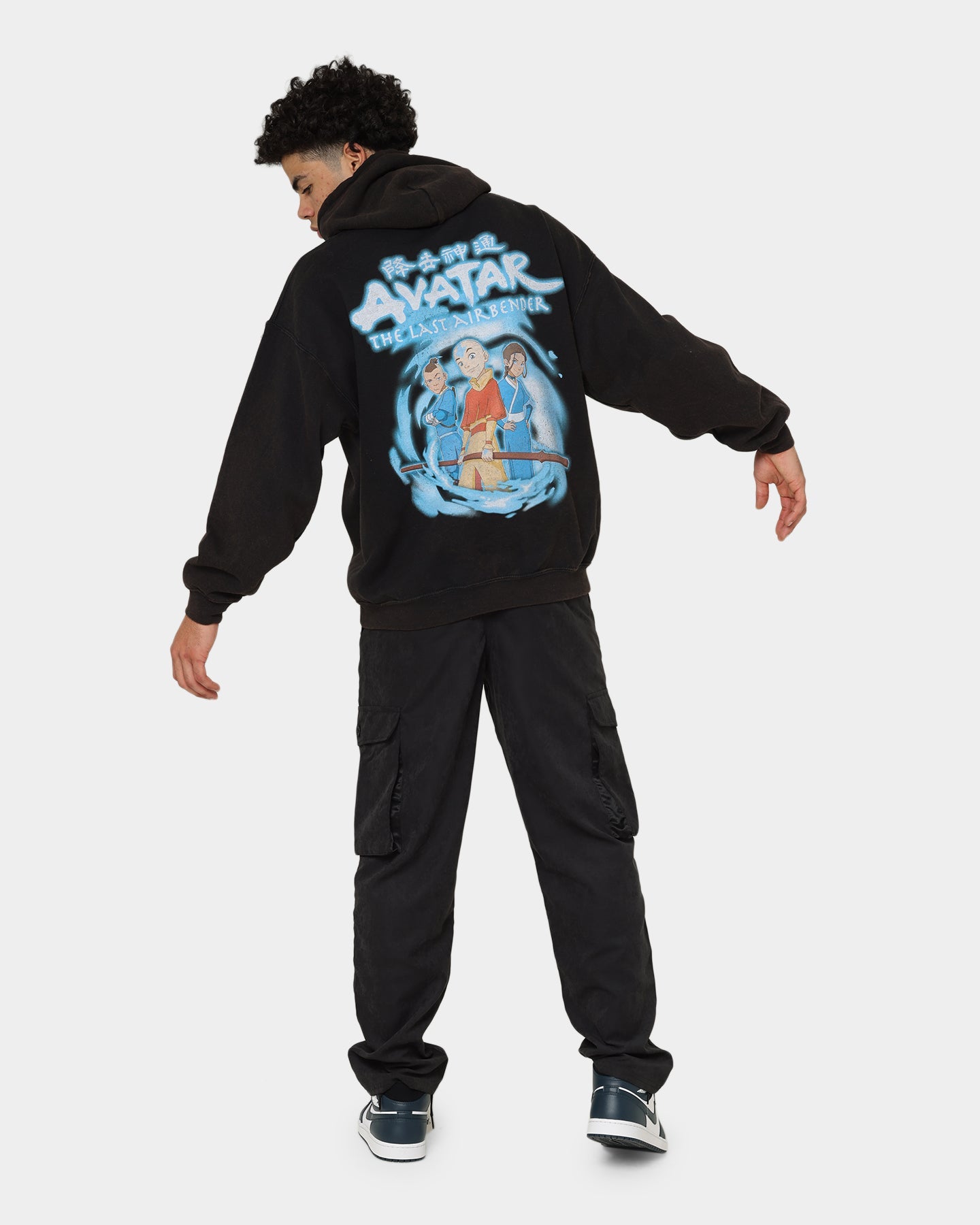 Goat Crew X Avatar: Gaang Vintage Hoodie Washed Black
