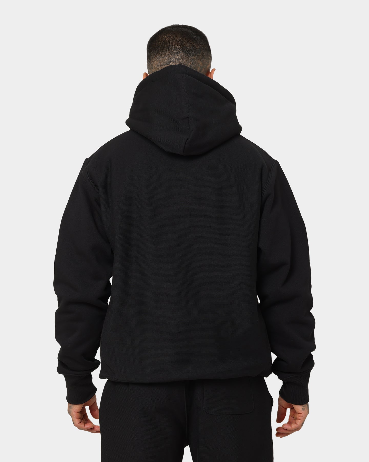 Champion Reverse Weave Large Arch Hoodie Black/Gold
