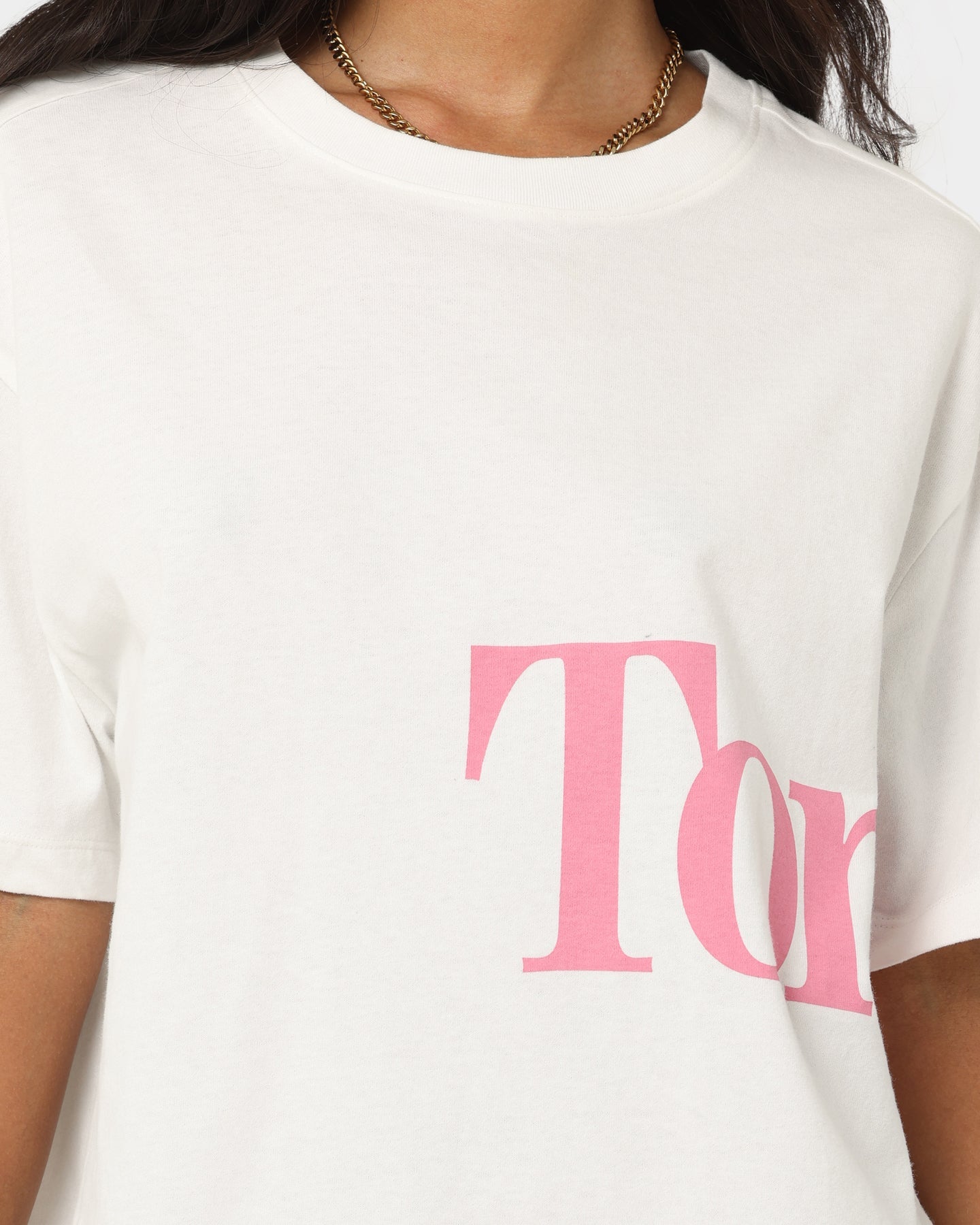 Tommy Jeans Women's Oversized Bold T-Shirt Ecru