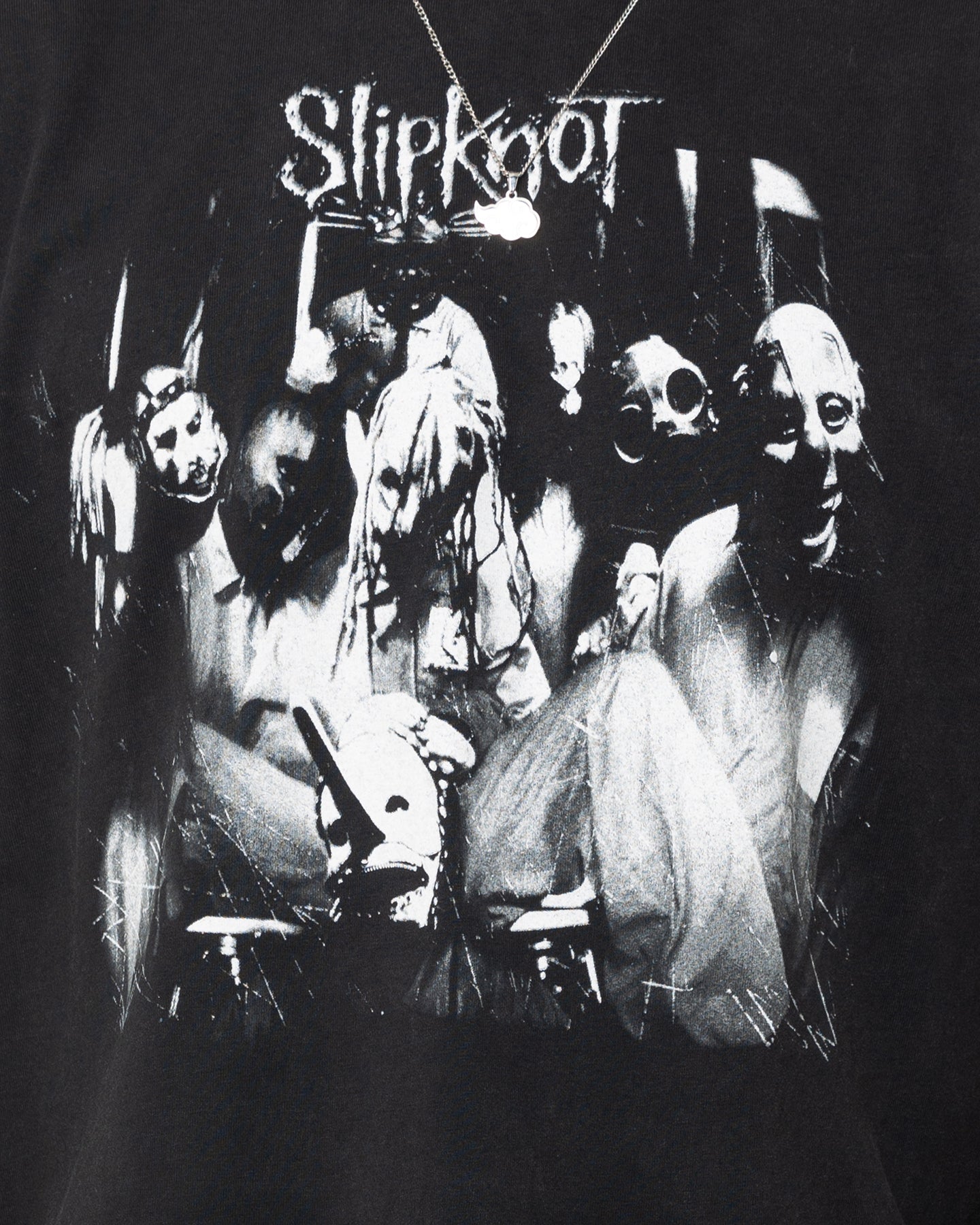 Slipknot Self Titled Vintage T-Shirt Washed Black