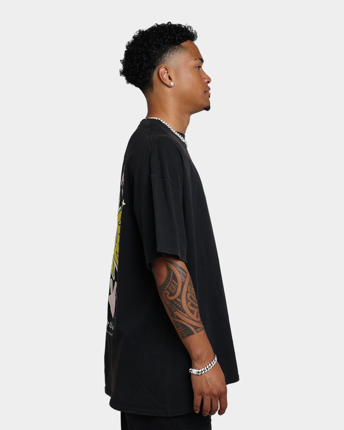 Goat Crew Free Love T-Shirt Off Black