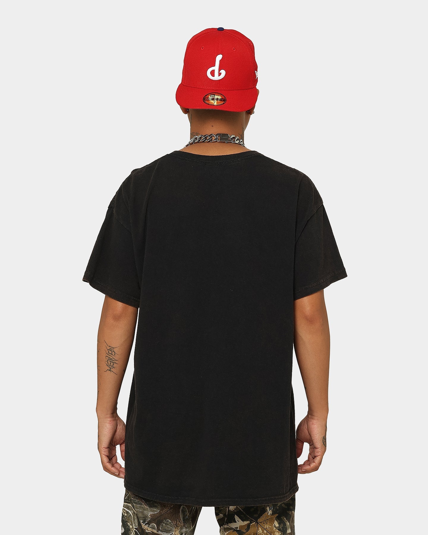 Goat Crew X Shaq Man of Steel Vintage T-Shirt Washed Black