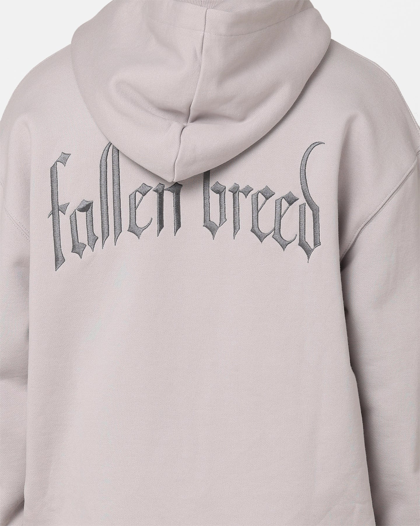 Fallen Breed Signature Logo Hoodie Light Grey