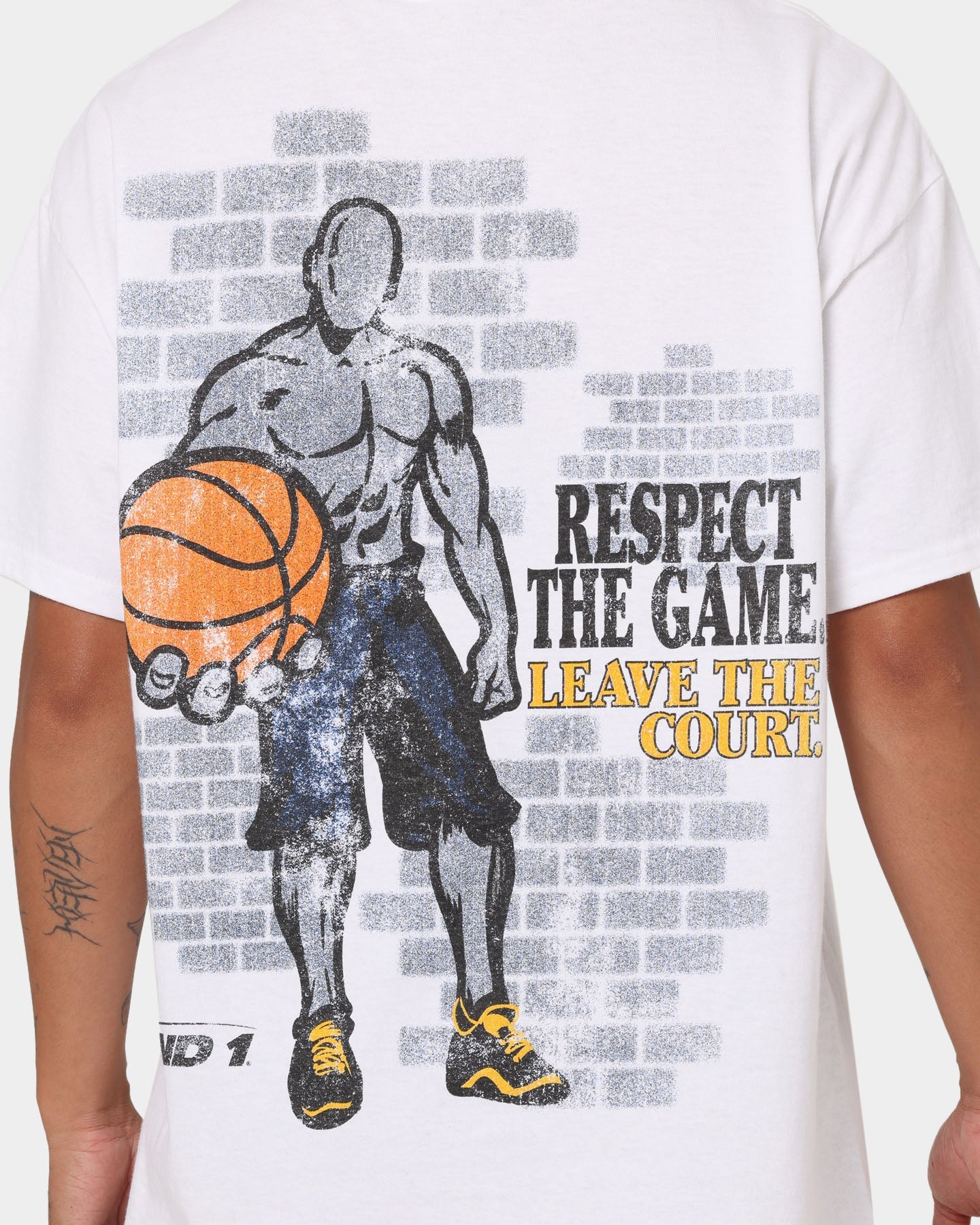 AND1 Respect T-Shirt White