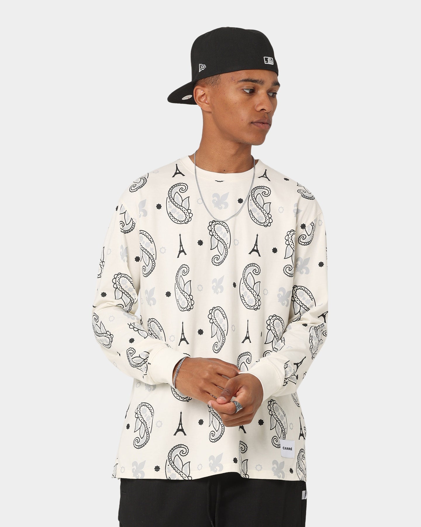 Carré Big Bandana Oversized T-Shirt Off White