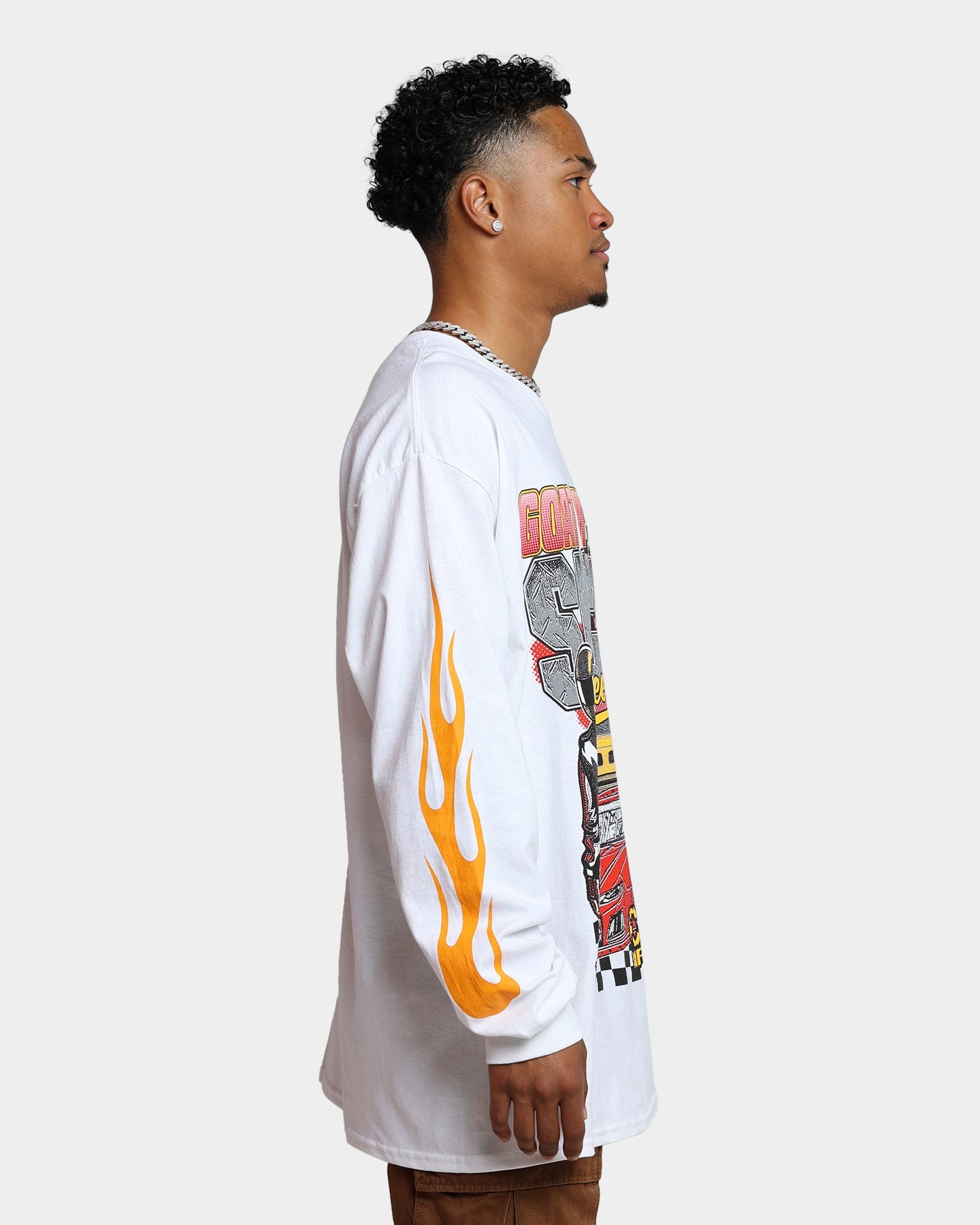 Goat Crew Sin City Speedway T-Shirt White