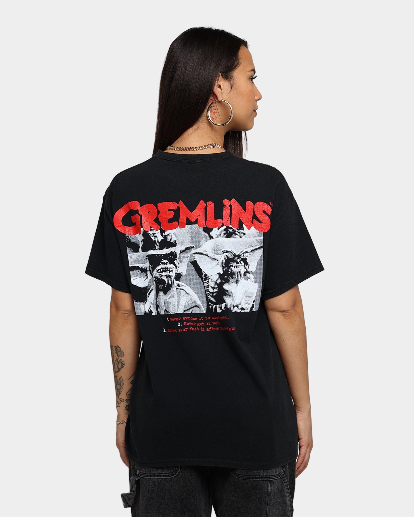 73Studio X Gremlins Gremlins Vintage T-Shirt Black Wash