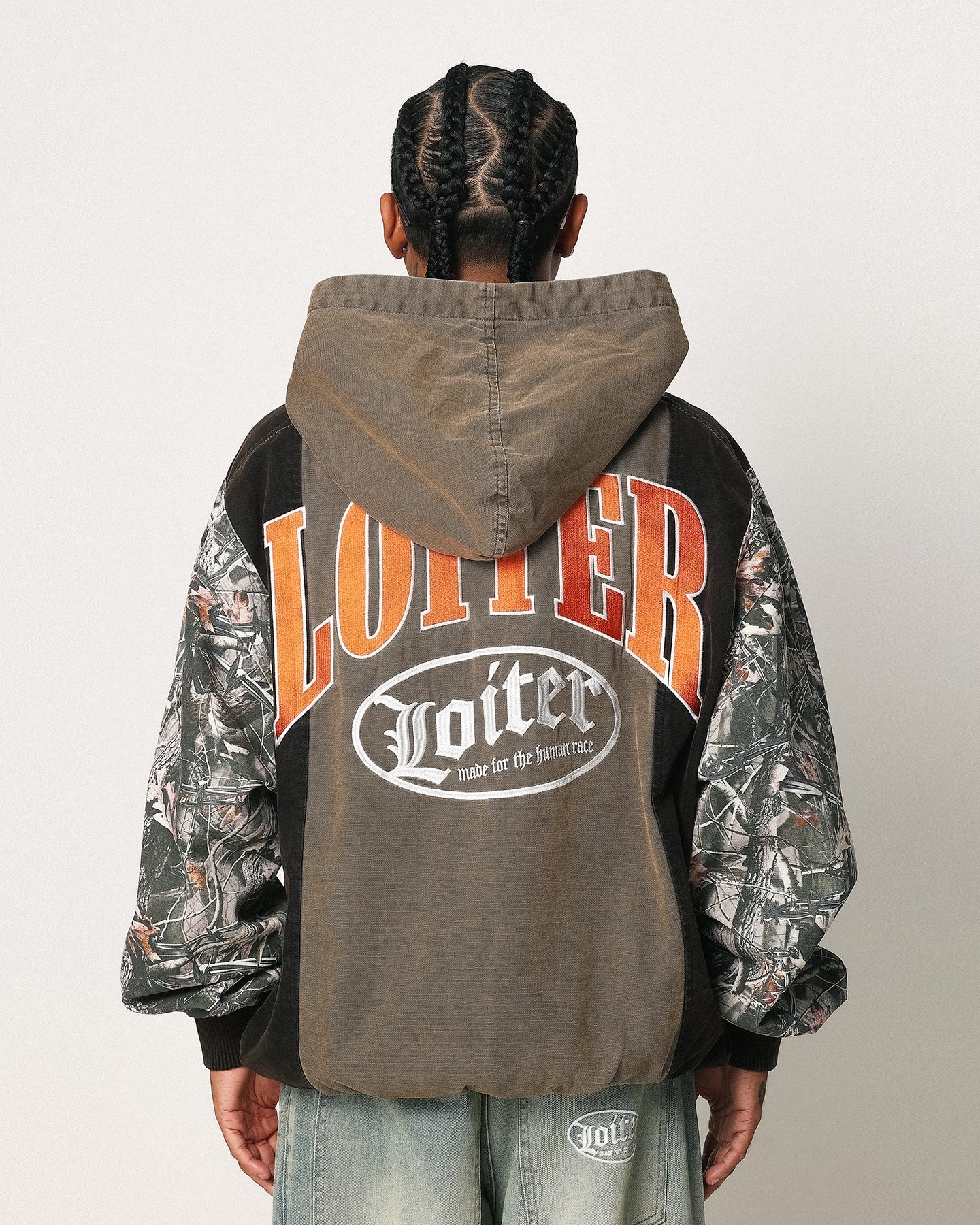 Loiter Splinter Hoodie Khaki/Camo