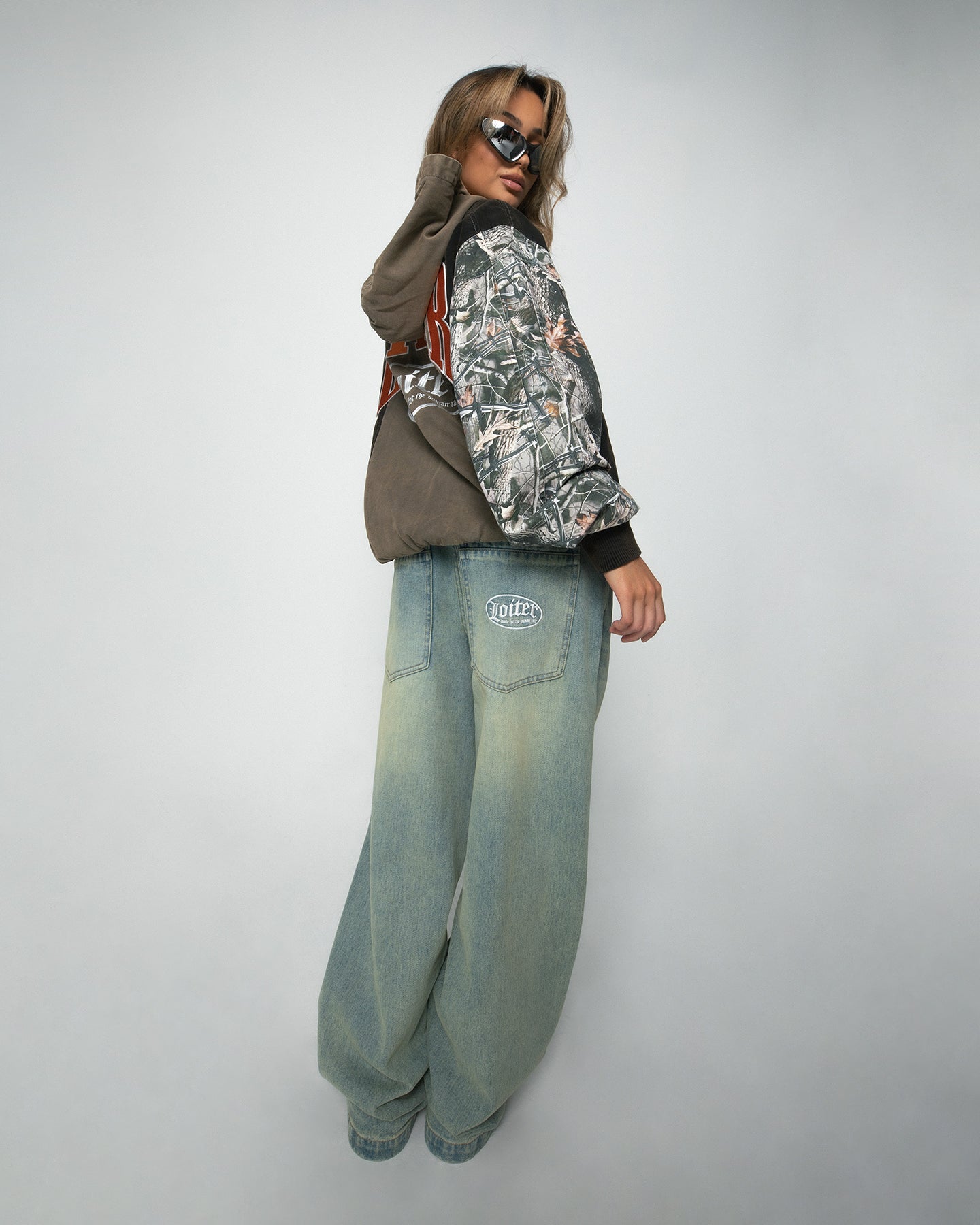 Loiter Splinter Hoodie Khaki/Camo