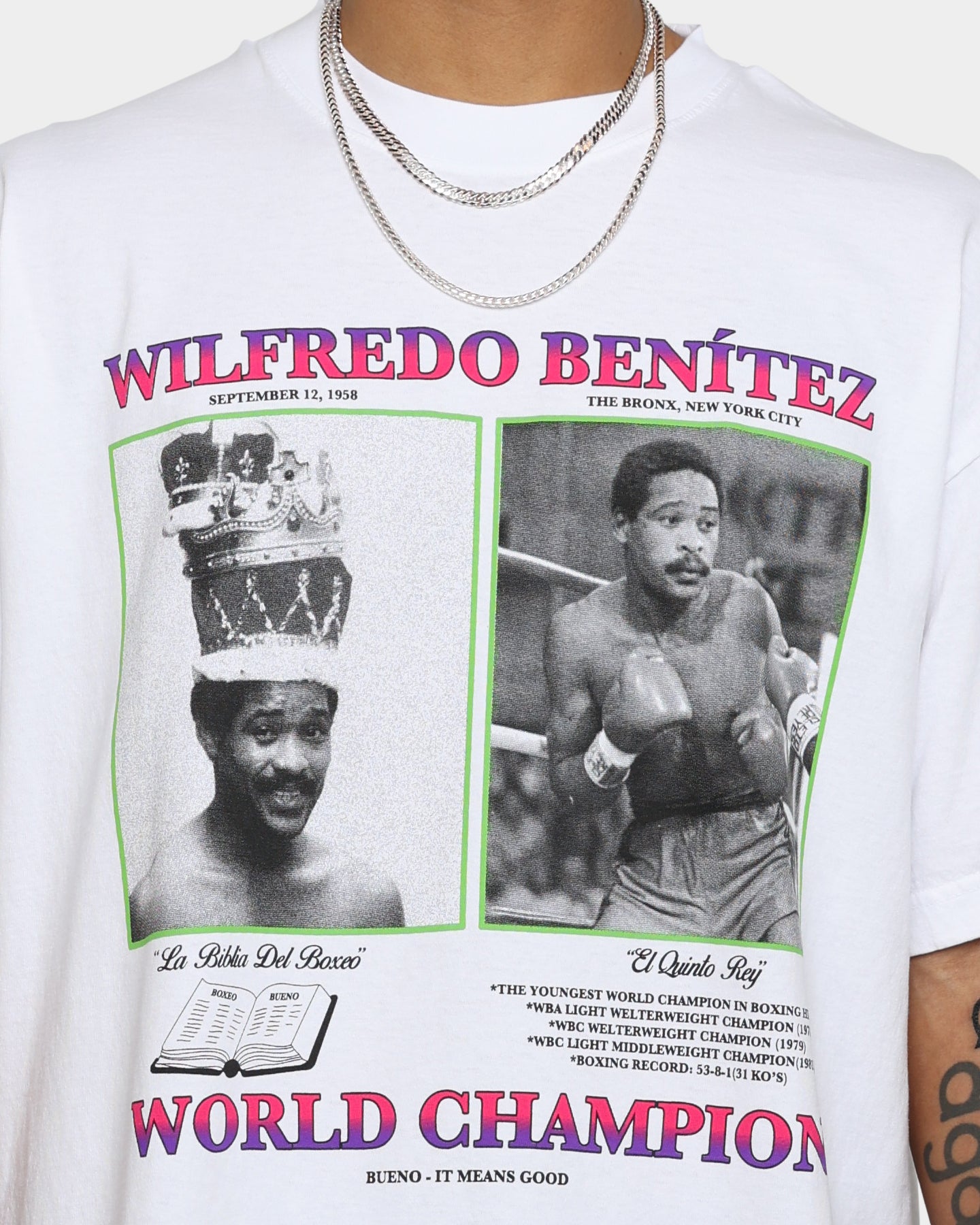 Bueno! Bible Of Boxing T-Shirt White