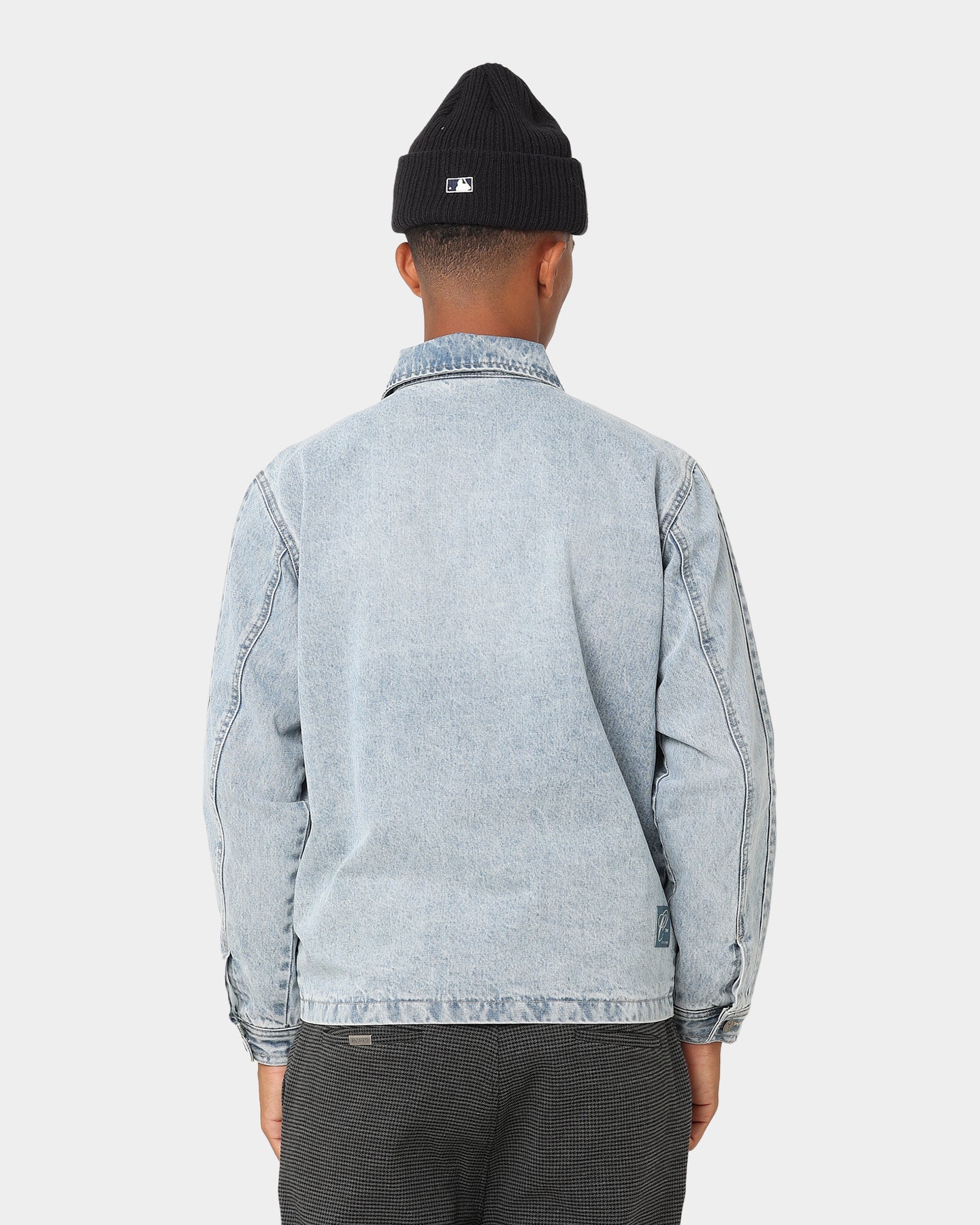 Carre Constructed Work Jacket Light Blue Denim