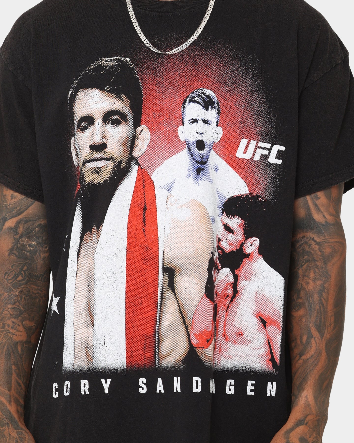 UFC By Goat Crew Cory Sandhagen Vintage T-Shirt Black Wash