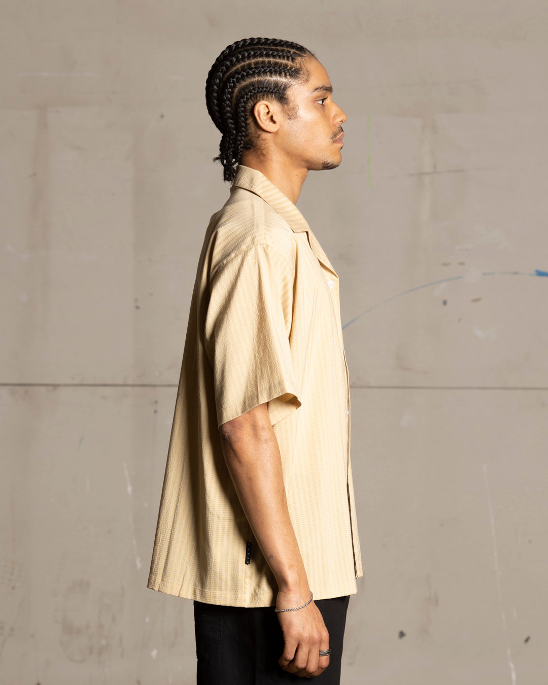 Saint Morta Villa Short Sleeve Shirt Tan