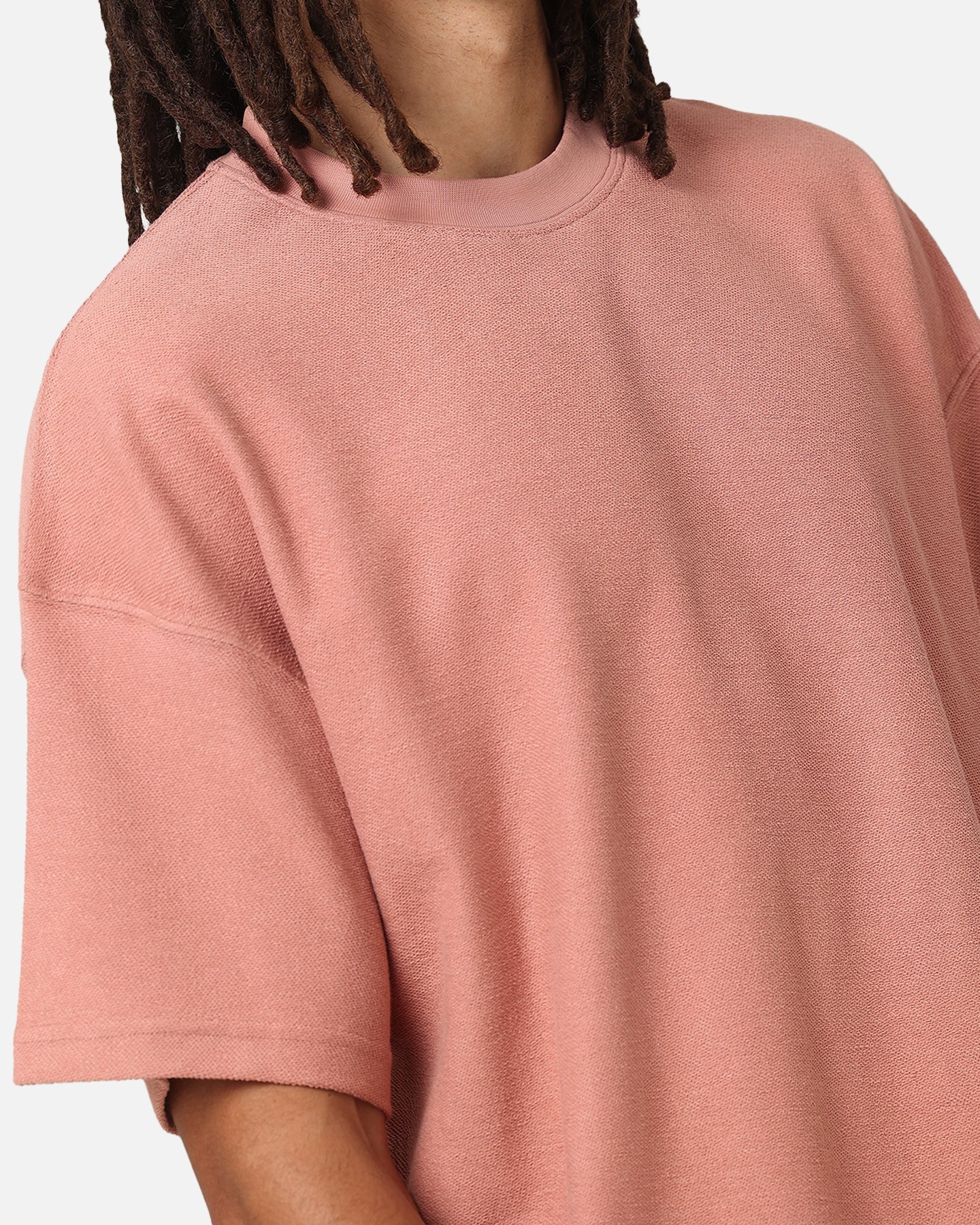 Carre Terry Oversized T-Shirt Rose