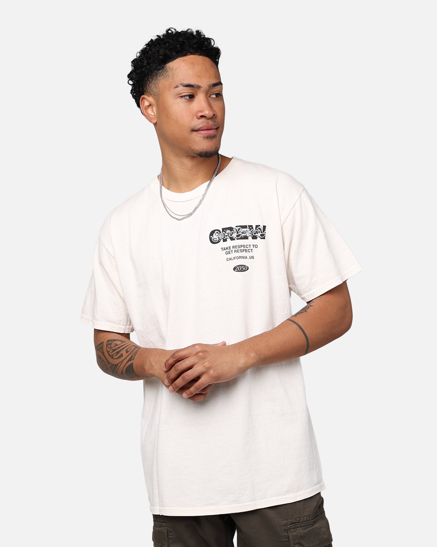 Goat Crew The Crew Vintage T-Shirt Off White