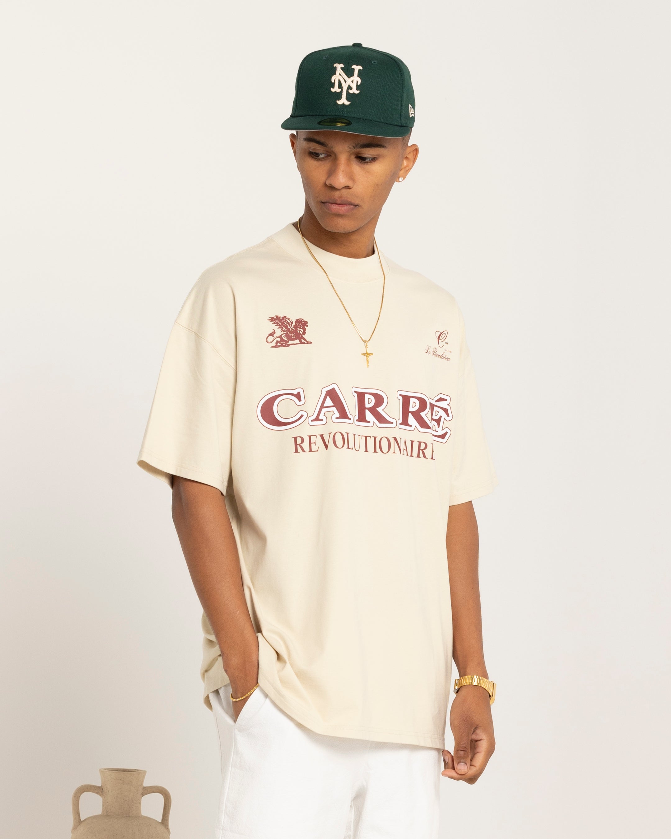 Carre Formula Oversized T-Shirt Off White