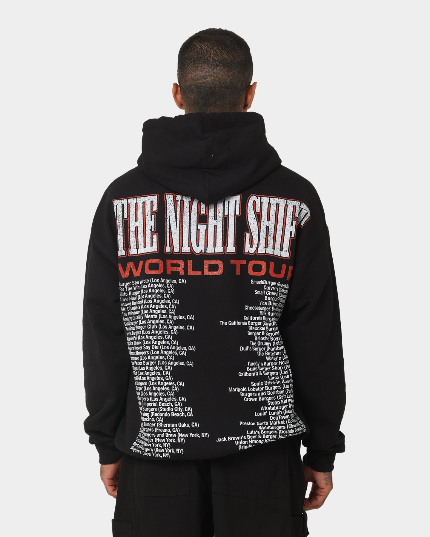 The Night Shift World Tour Hoodie Black