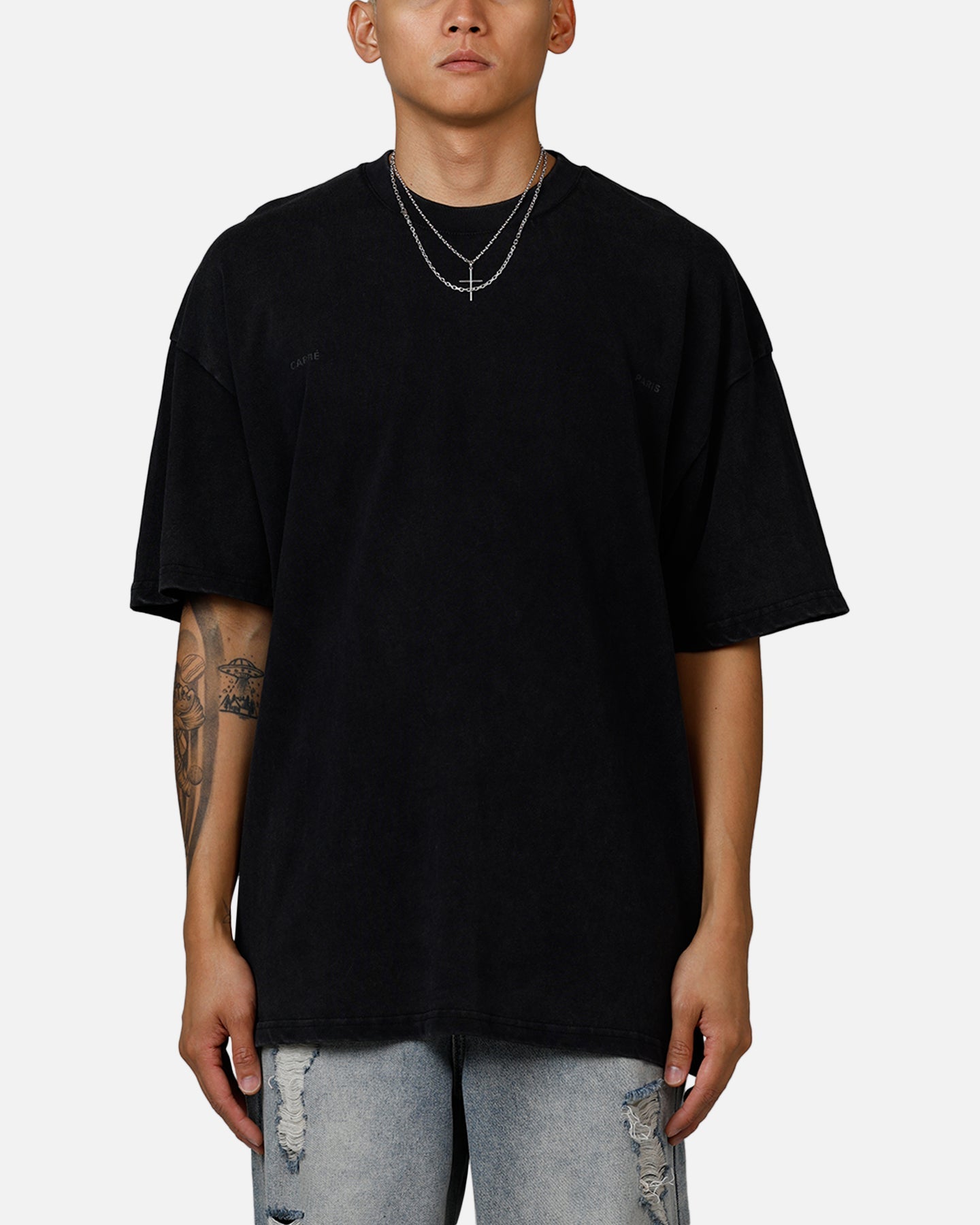 Carre Experience Oversized T-Shirt Black Wash