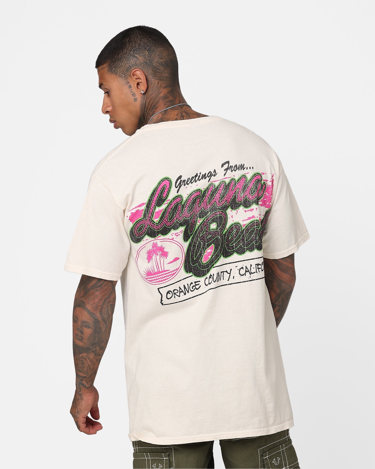 Goat Crew Laguna Beach T-Shirt Off White