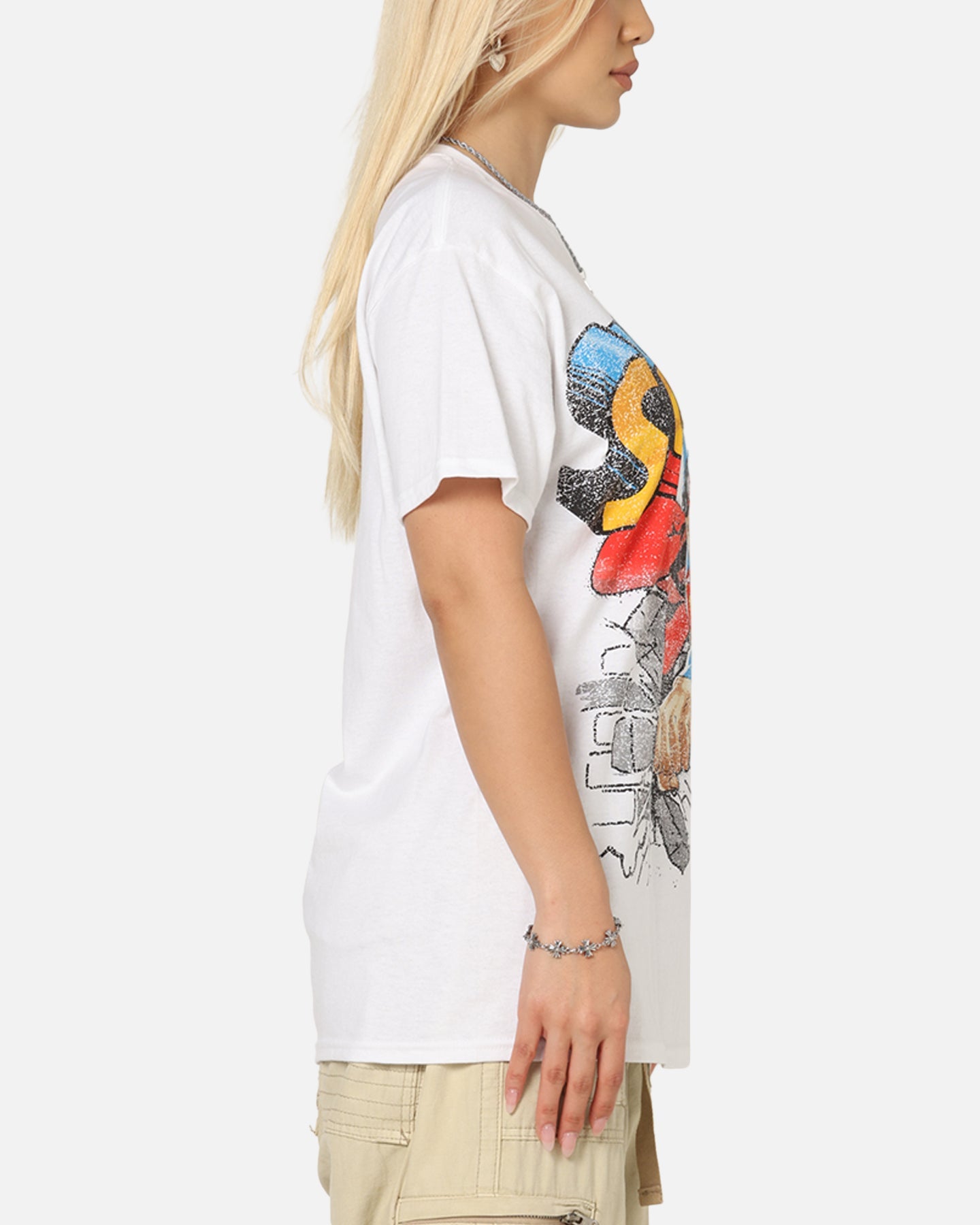 Goat Crew X DC Superman Man Of Steel T-Shirt White