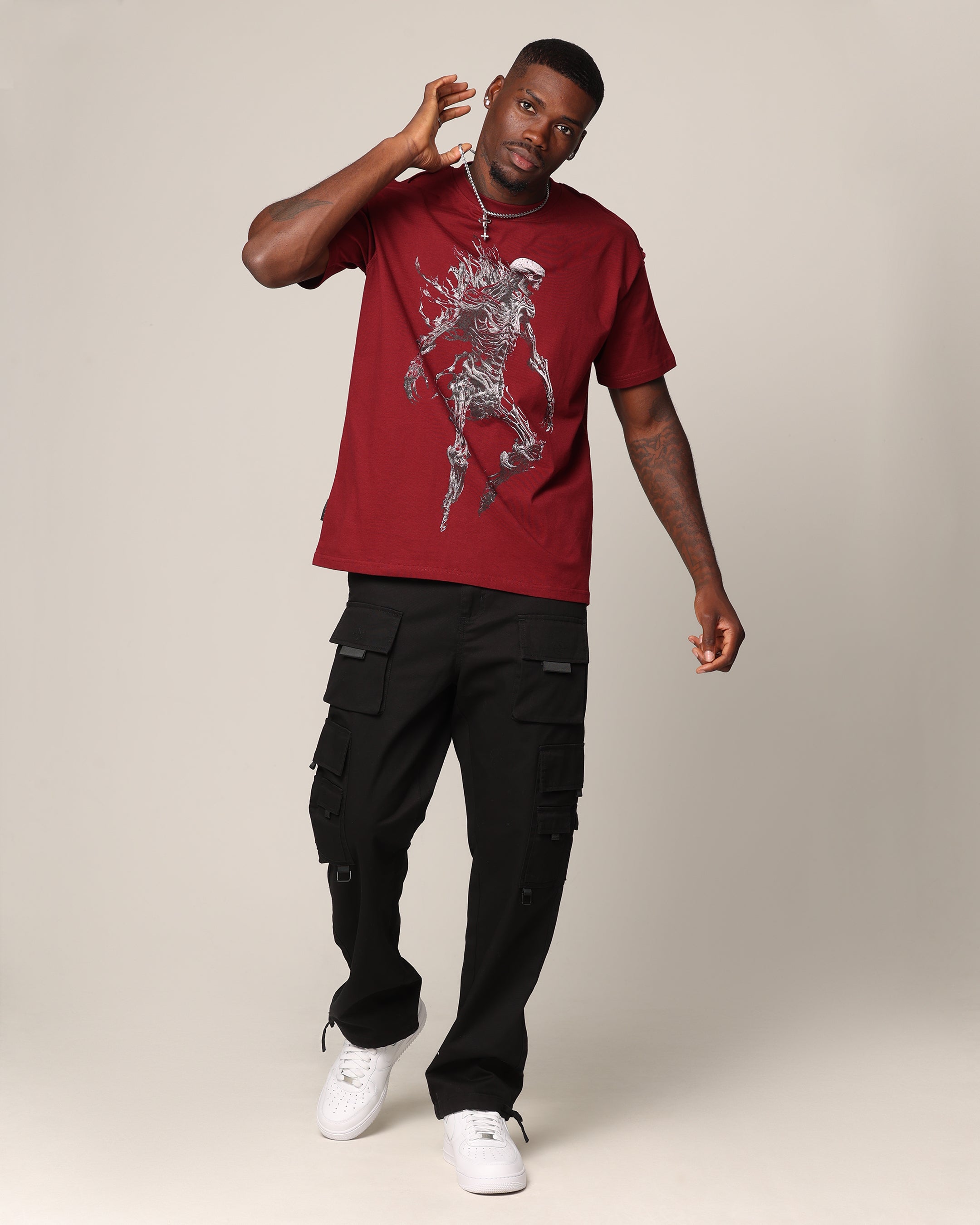 Saint Morta Wraith Cut T-Shirt Lava