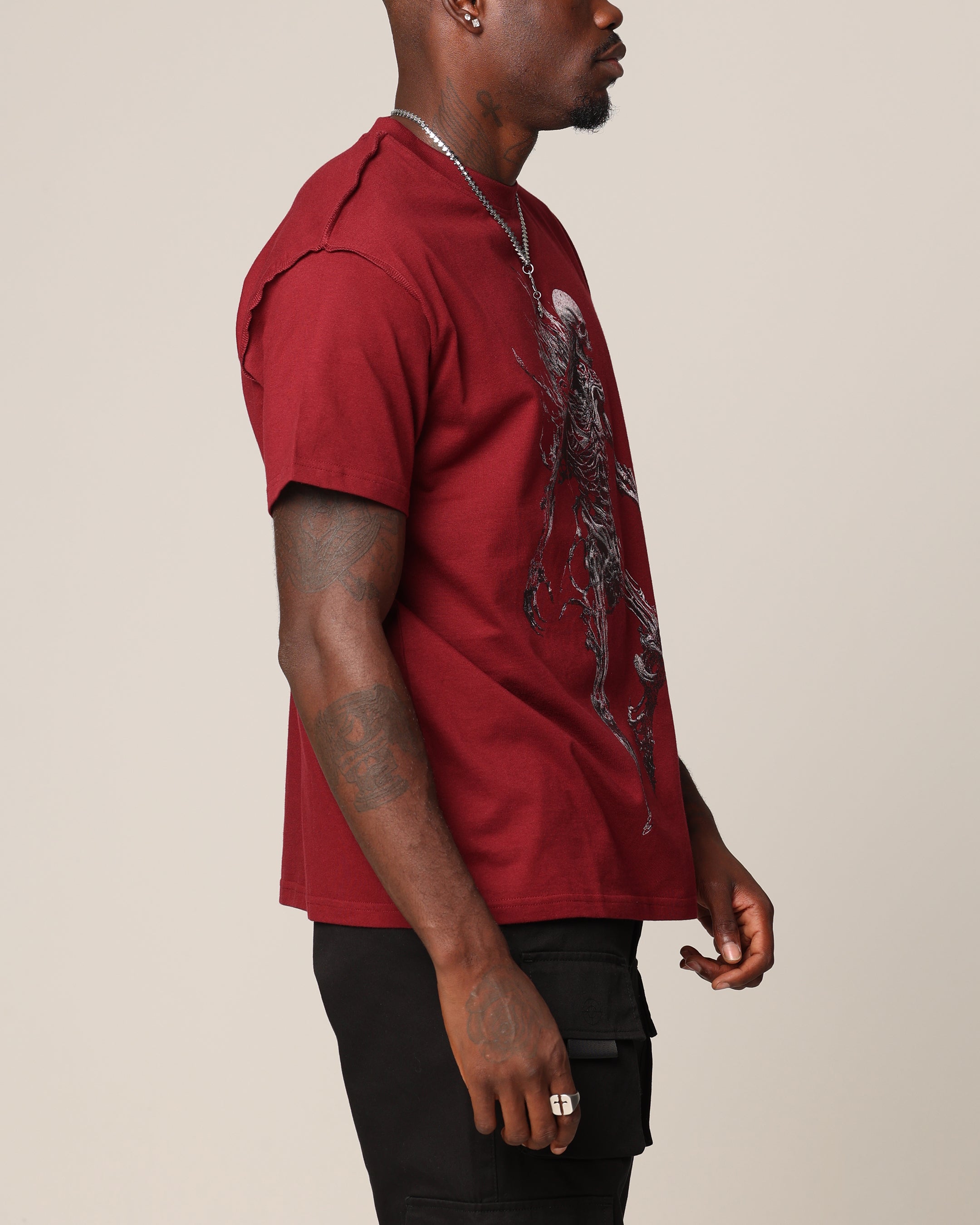 Saint Morta Wraith Cut T-Shirt Lava