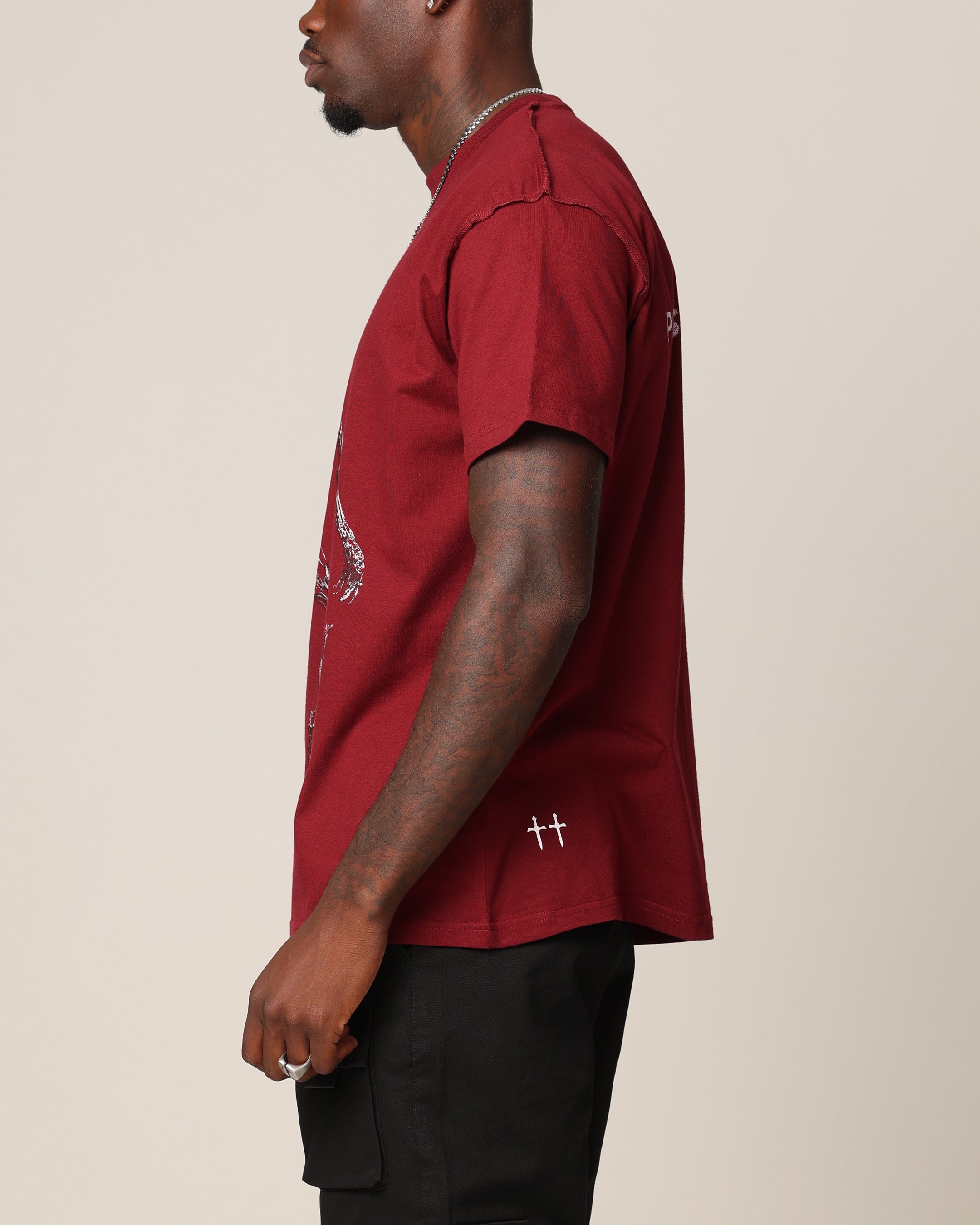 Saint Morta Wraith Cut T-Shirt Lava