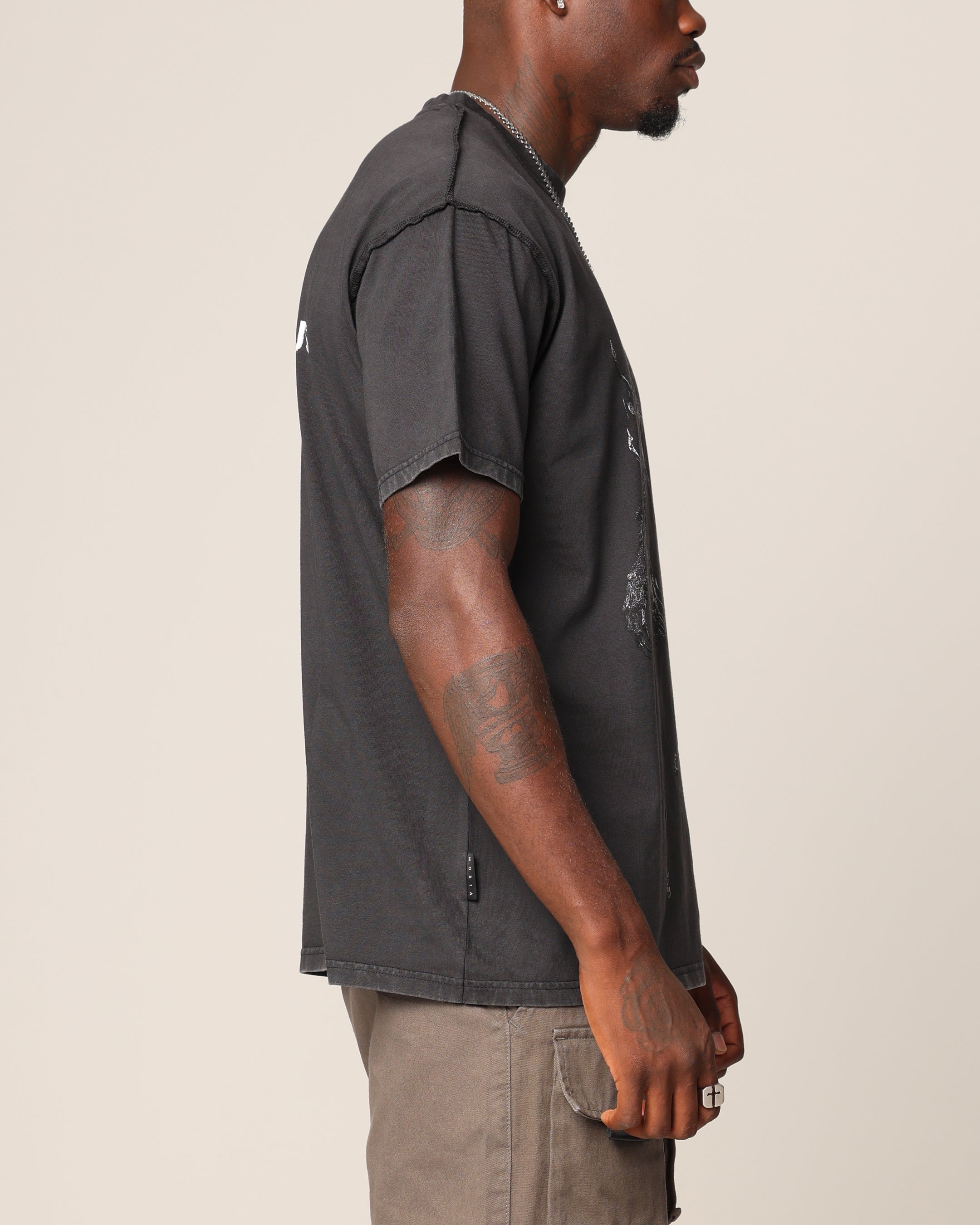 Saint Morta Wraith Cut Vintage T-Shirt Vintage Black