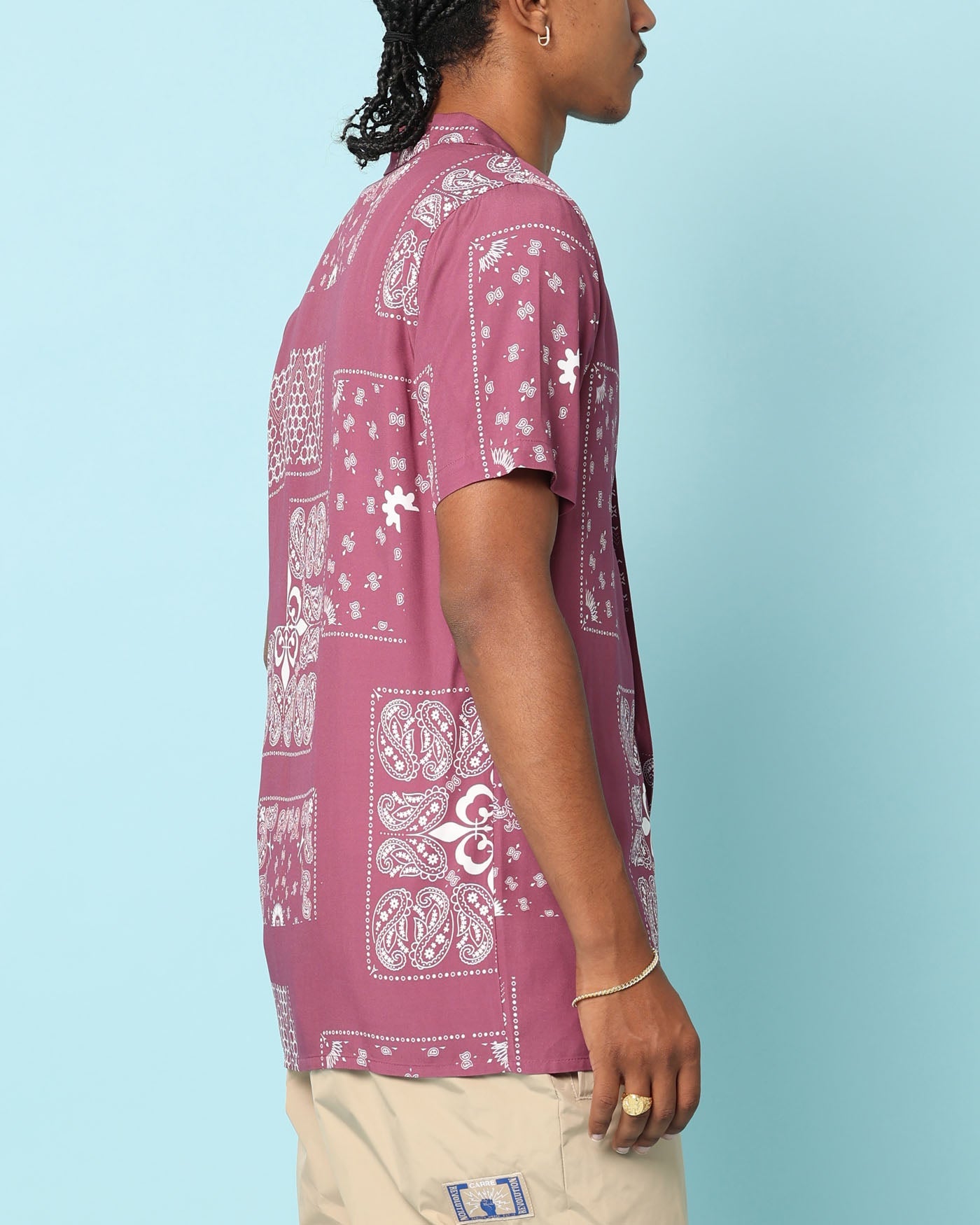 Carré Fragment Button Up Shirt Port