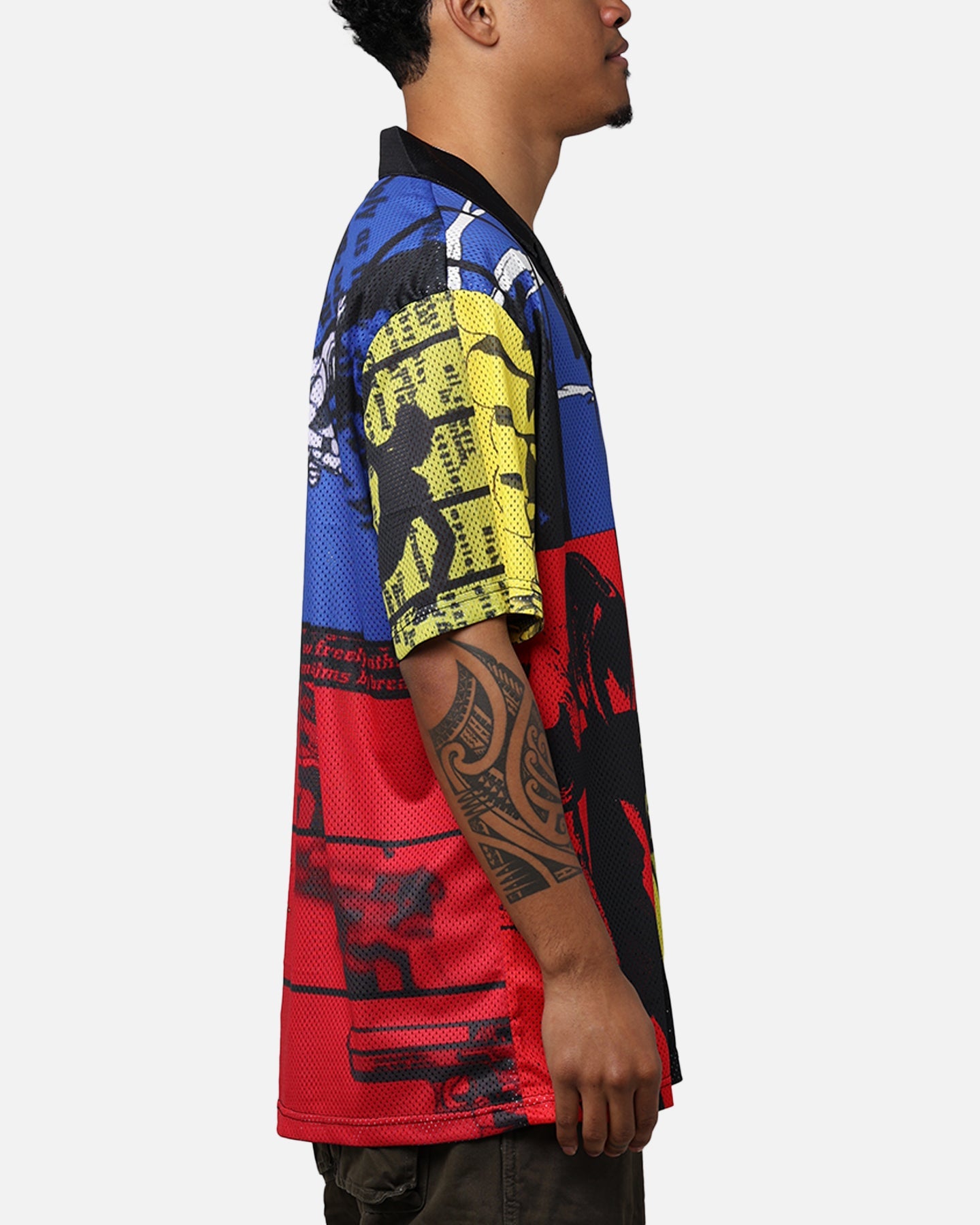 Goat Crew X Cowboy Bebop Colour Block Party Shirt Multi