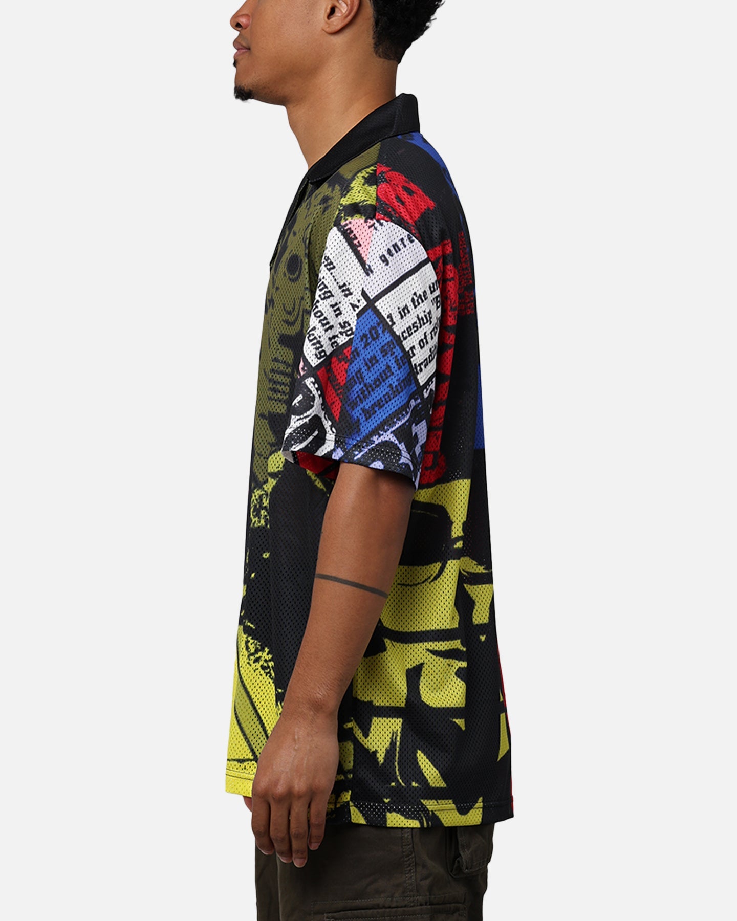 Goat Crew X Cowboy Bebop Colour Block Party Shirt Multi