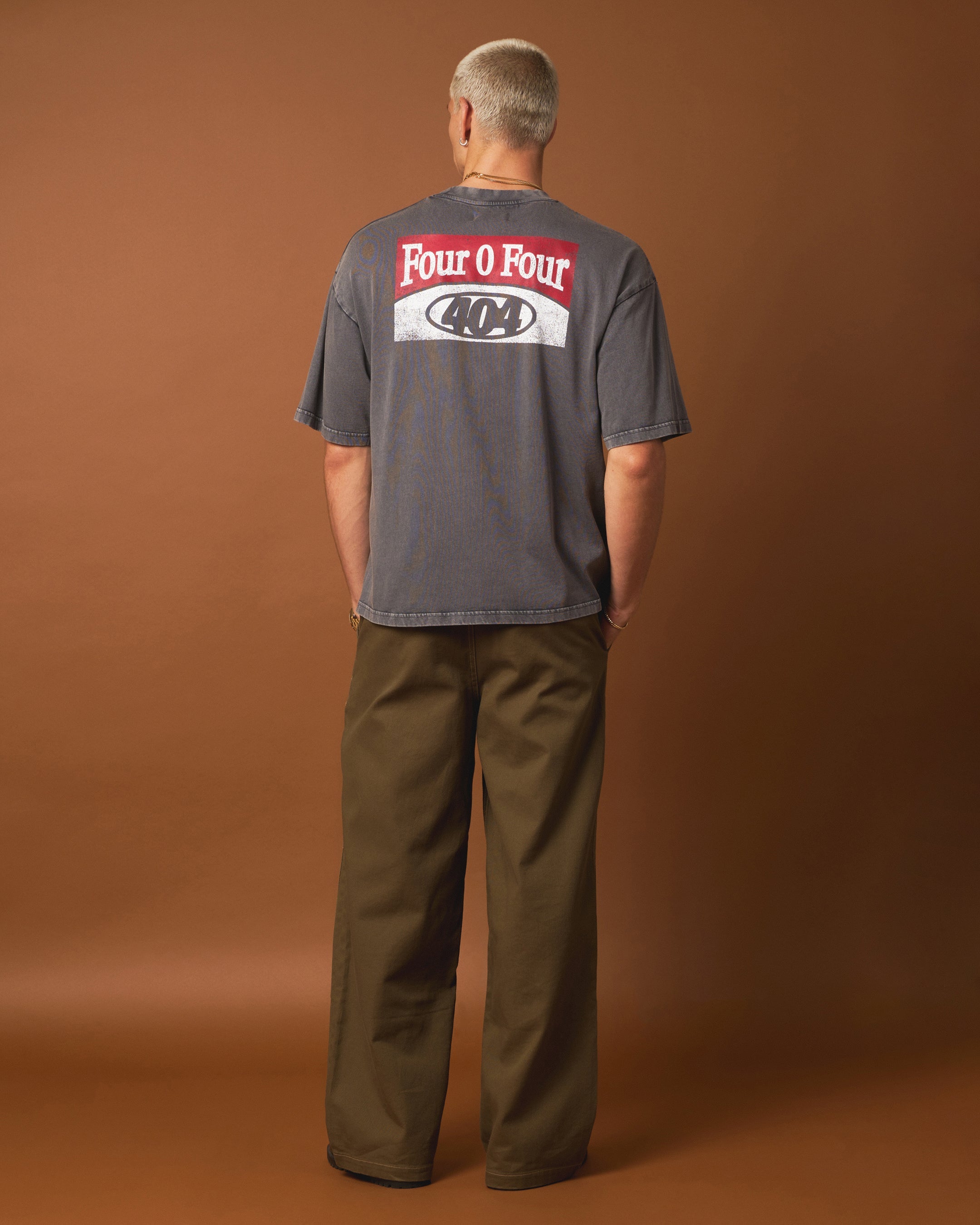 404 Smoke House Vintage T-Shirt Vintage Charcoal