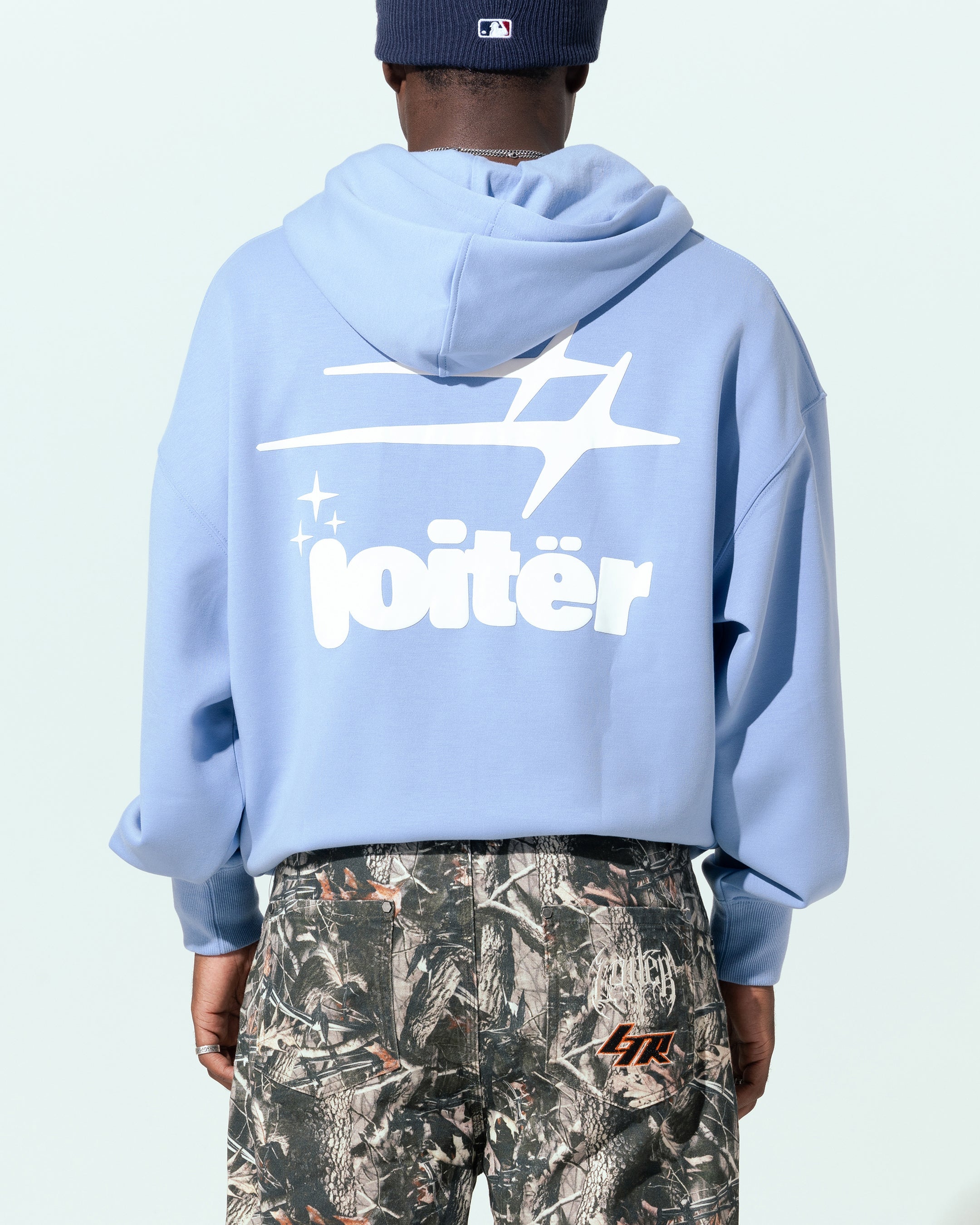 Loiter Cloud 9 Zip Hoodie Blue