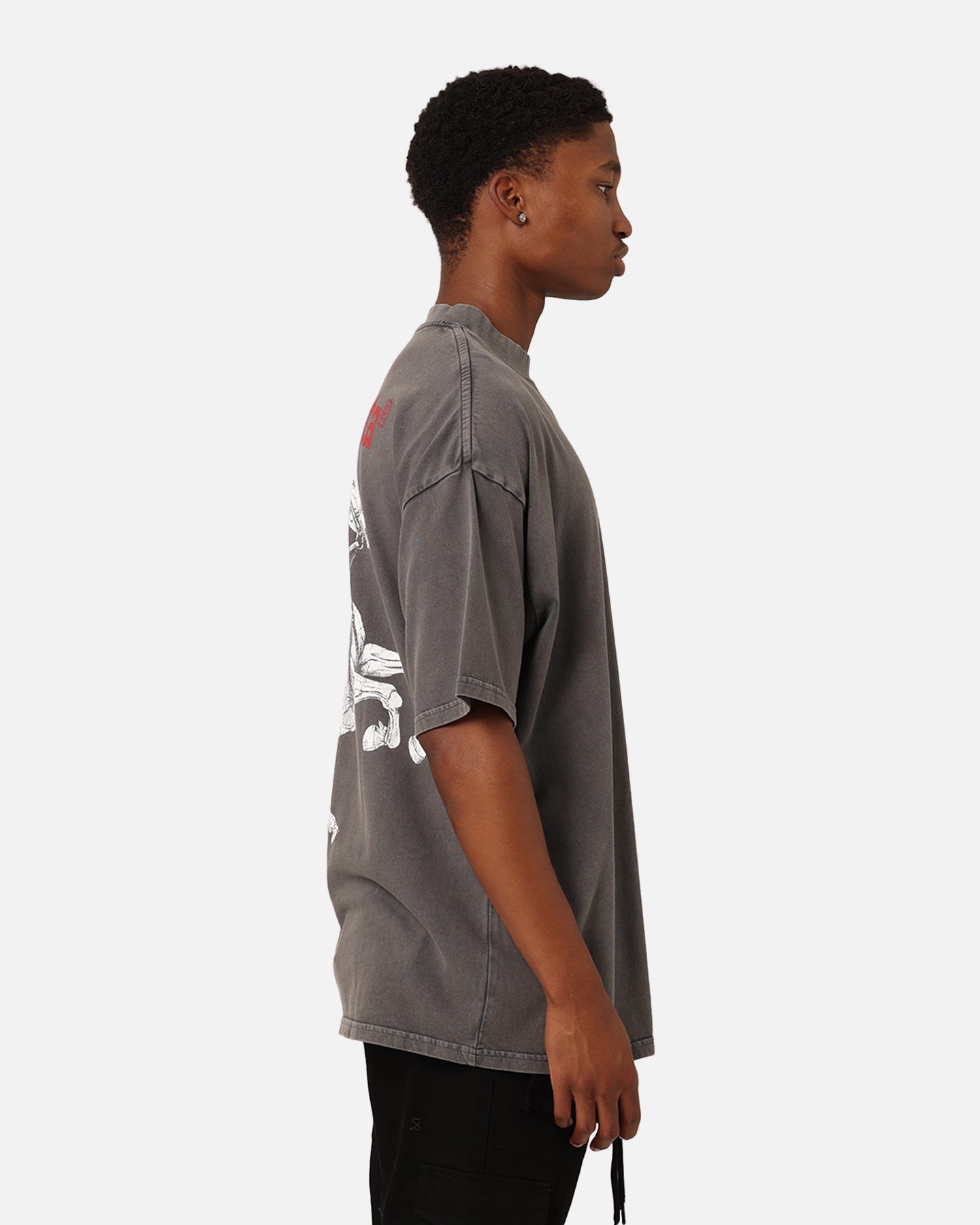 Saint Morta Good Die Young T-Shirt Washed Charcoal