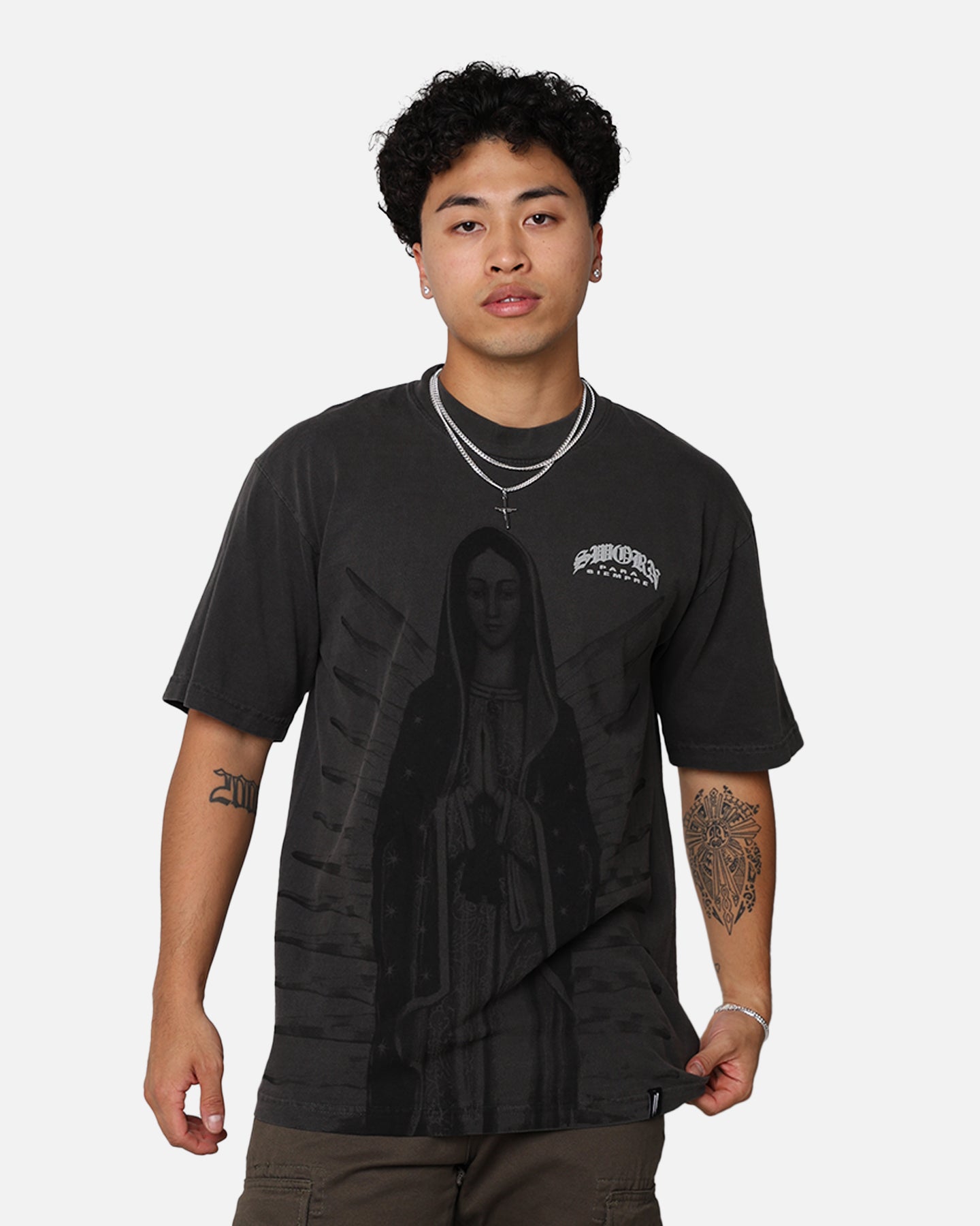 Sworn To Us Reina T-Shirt Washed Black