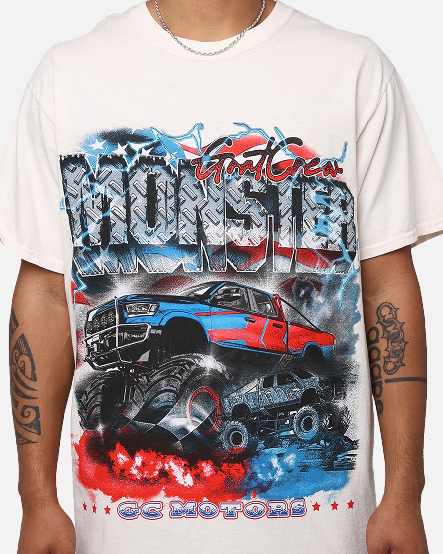 Goat Crew Motors T-Shirt Off White