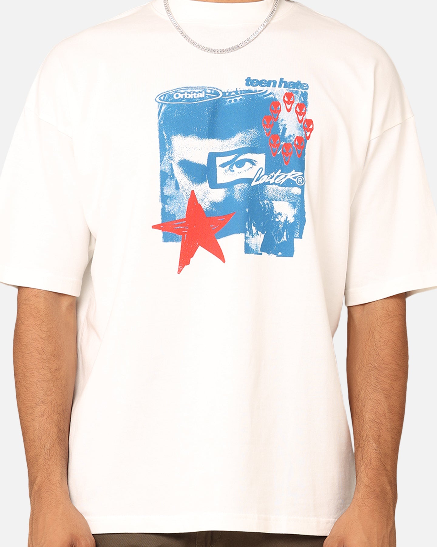 Loiter Orbital T-Shirt Off White