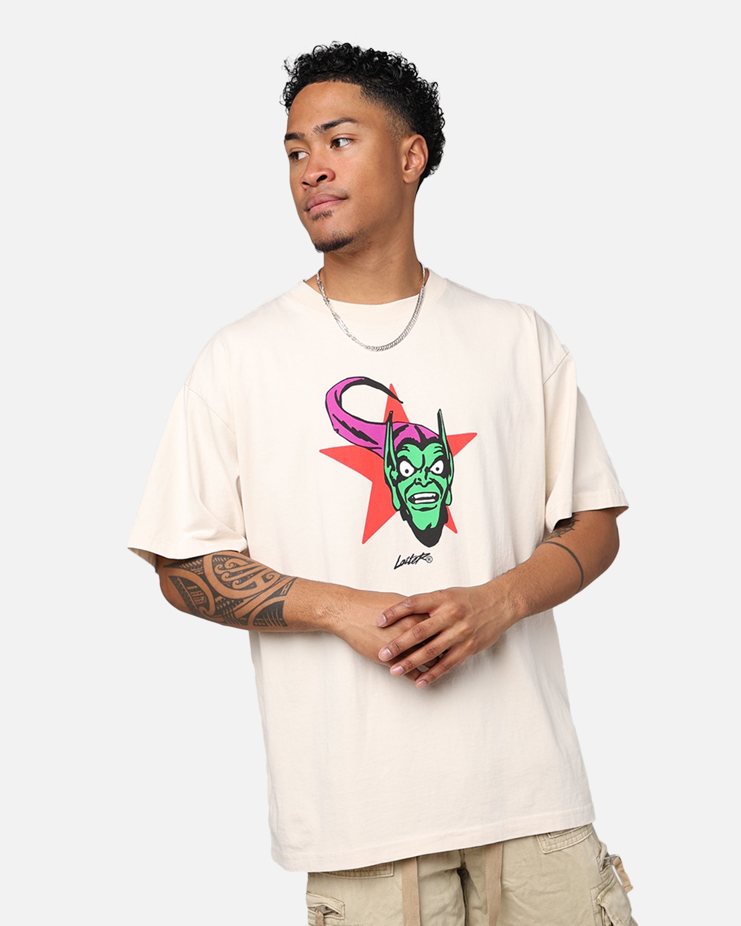 Marvel Spider-Man Green Goblin T-Shirt Off White