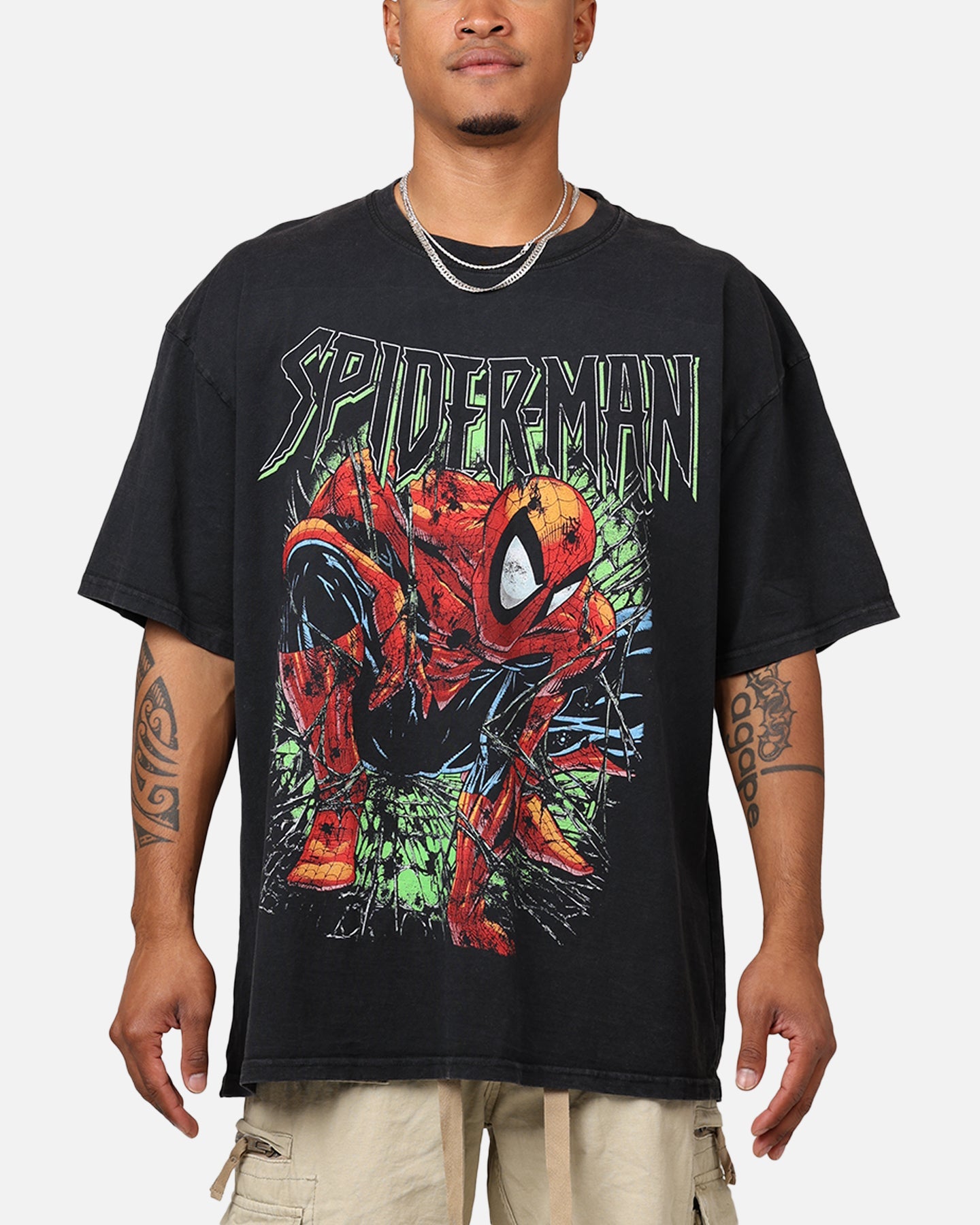 Marvel Spider-Man T-Shirt Charcoal