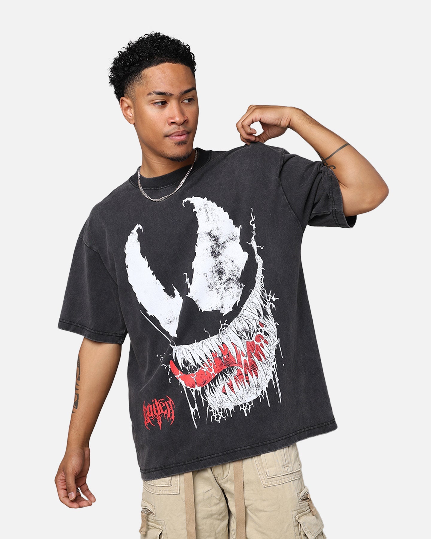 Marvel Spider-Man Venom T-Shirt Charcoal