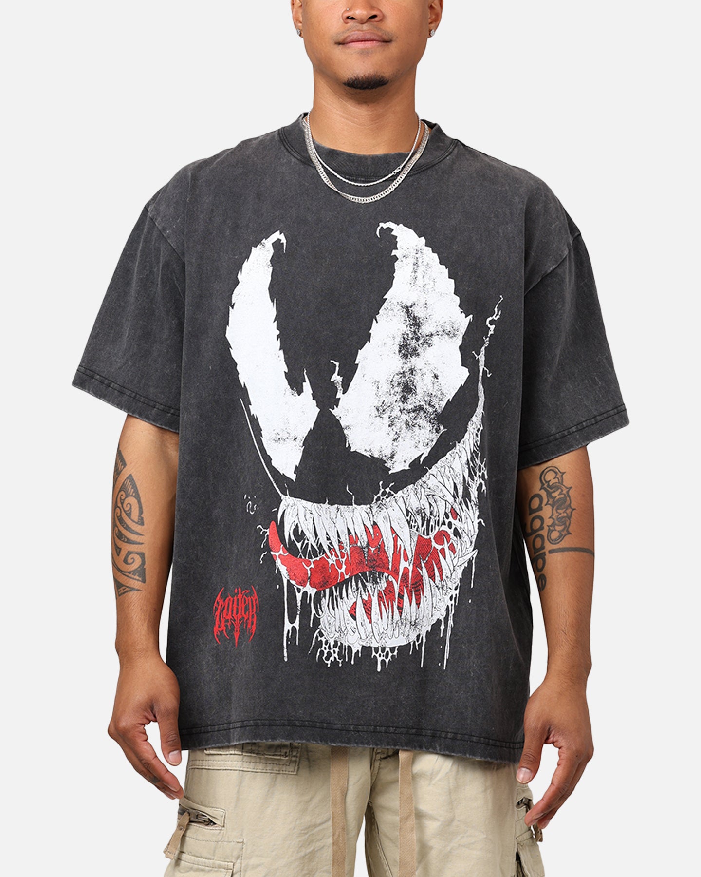 Marvel Spider-Man Venom T-Shirt Charcoal