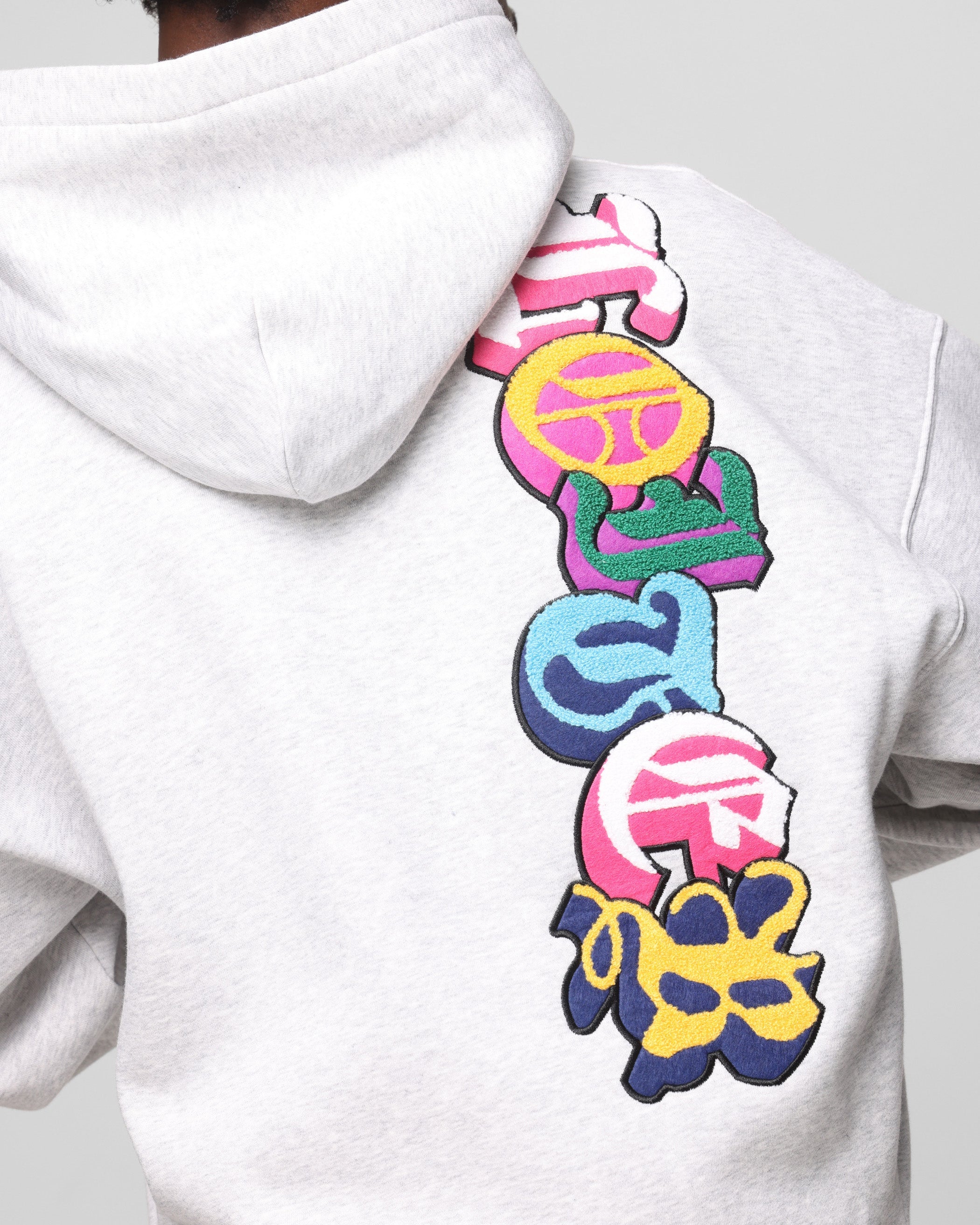 Loiter Chenille Premium Hoodie Grey Marle