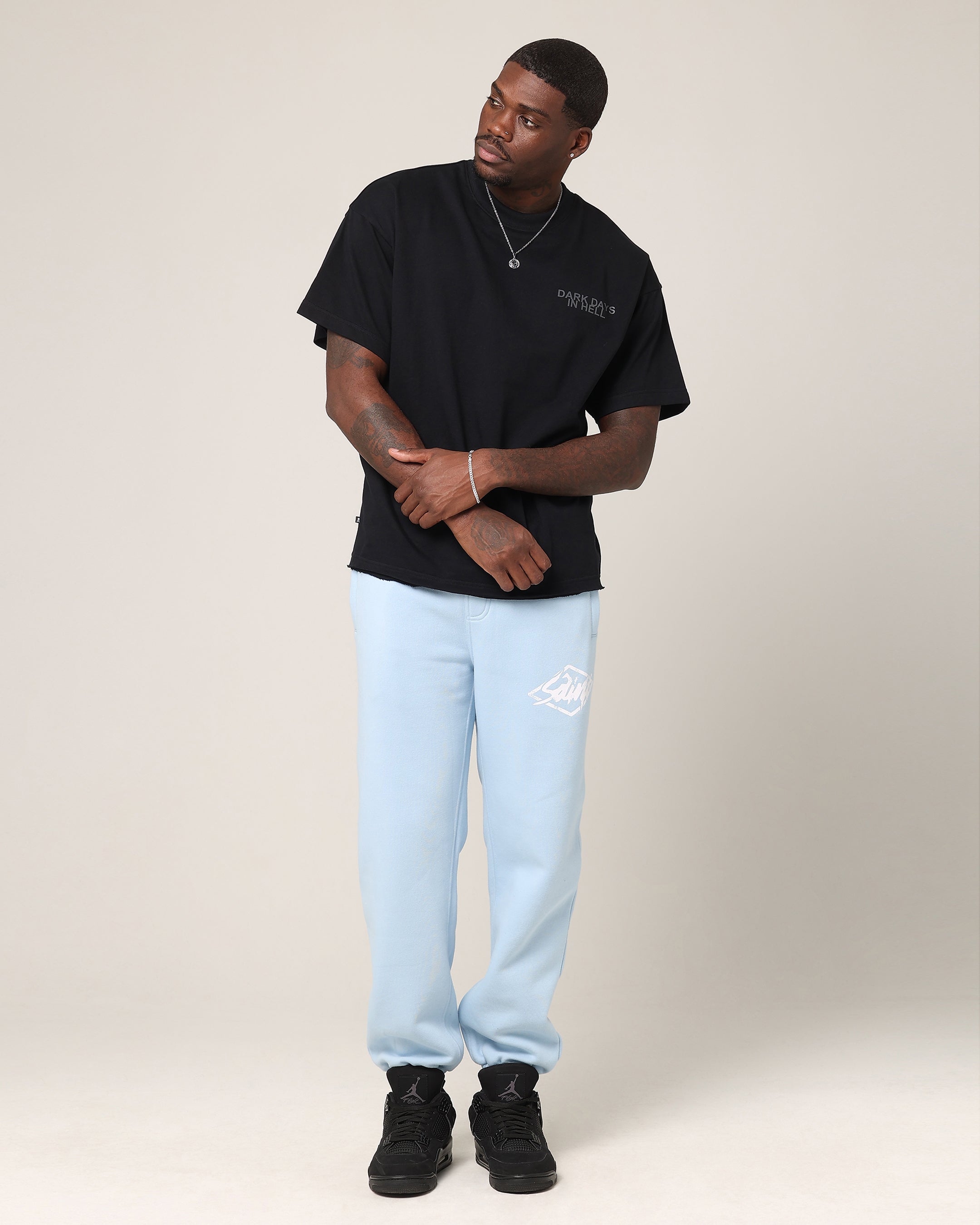 Saint Morta Dark Days Praetor T-Shirt Black/Black