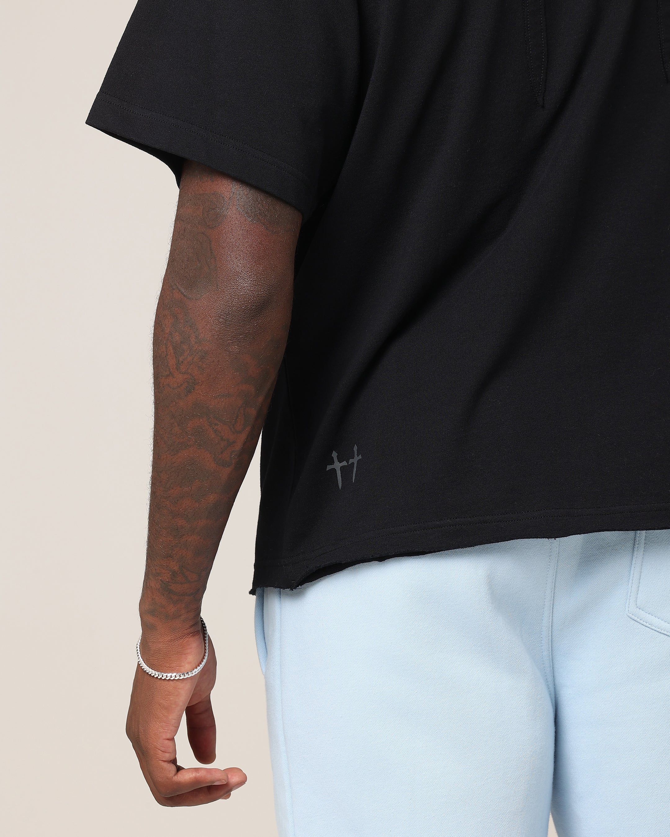 Saint Morta Dark Days Praetor T-Shirt Black/Black