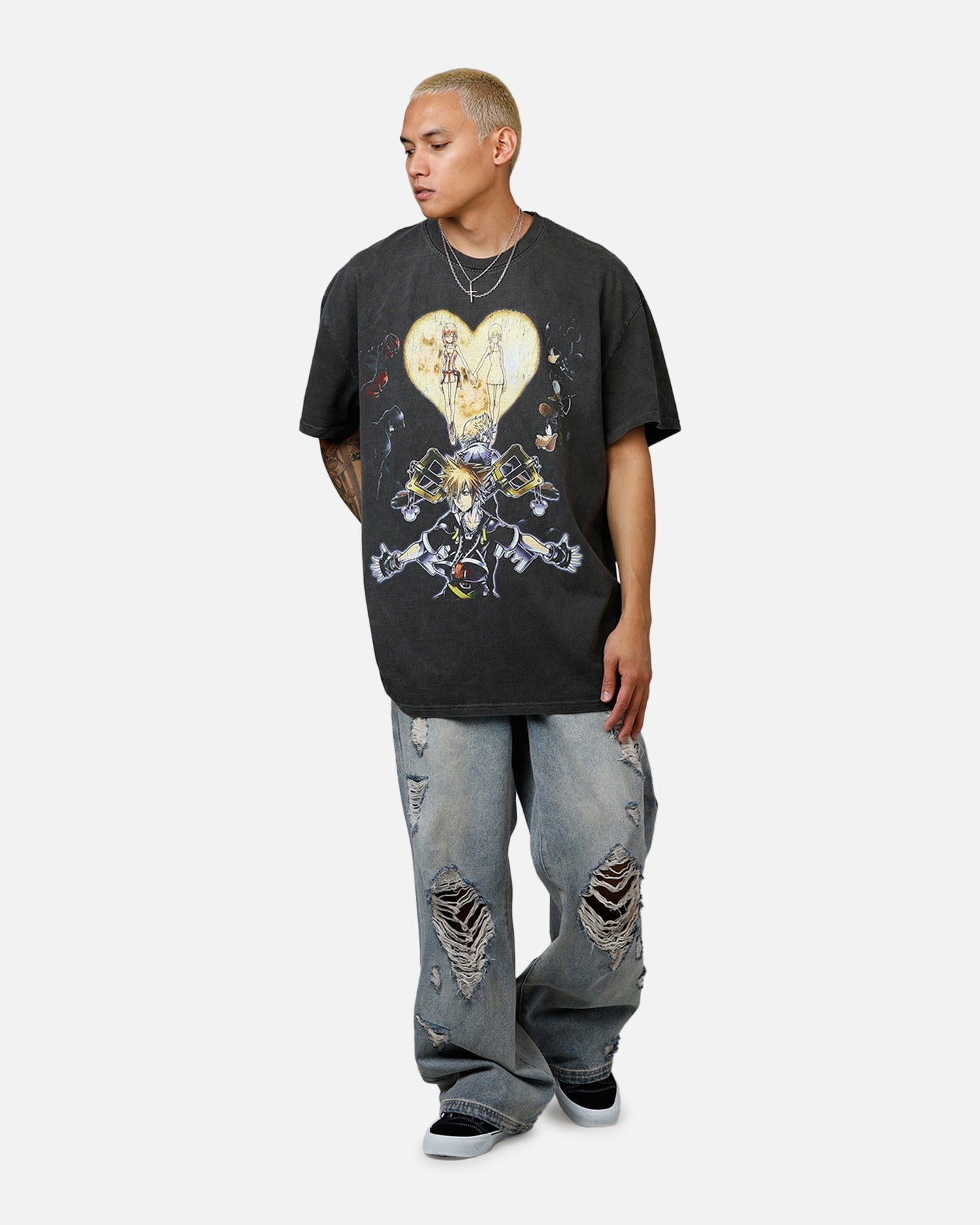 Goat Crew X Kingdom Hearts T-Shirt Black