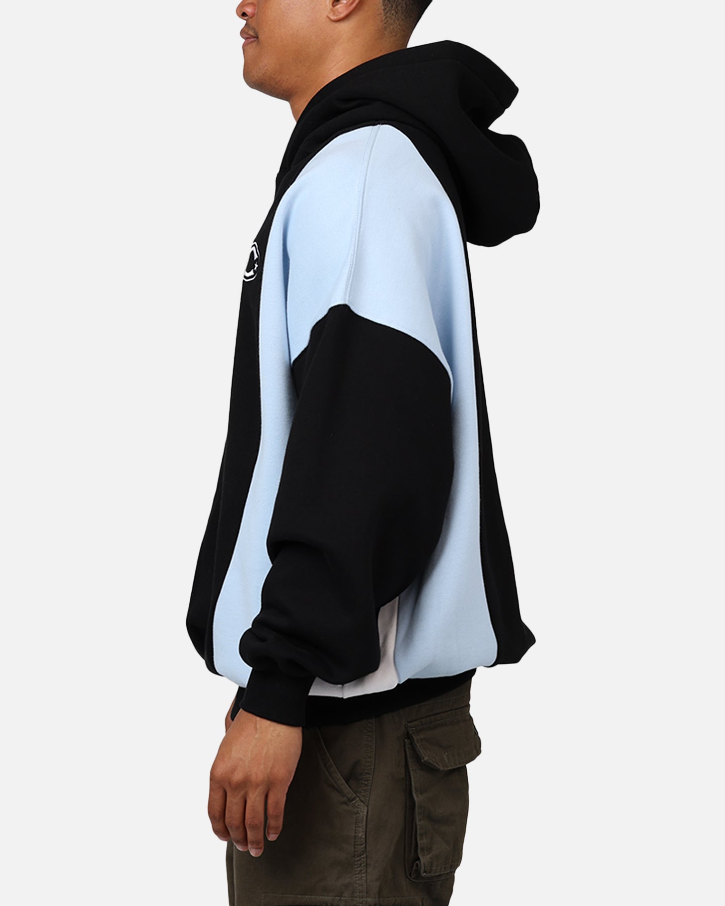 Carre C-Star Panel Oversized Hoodie Black/Blue/White