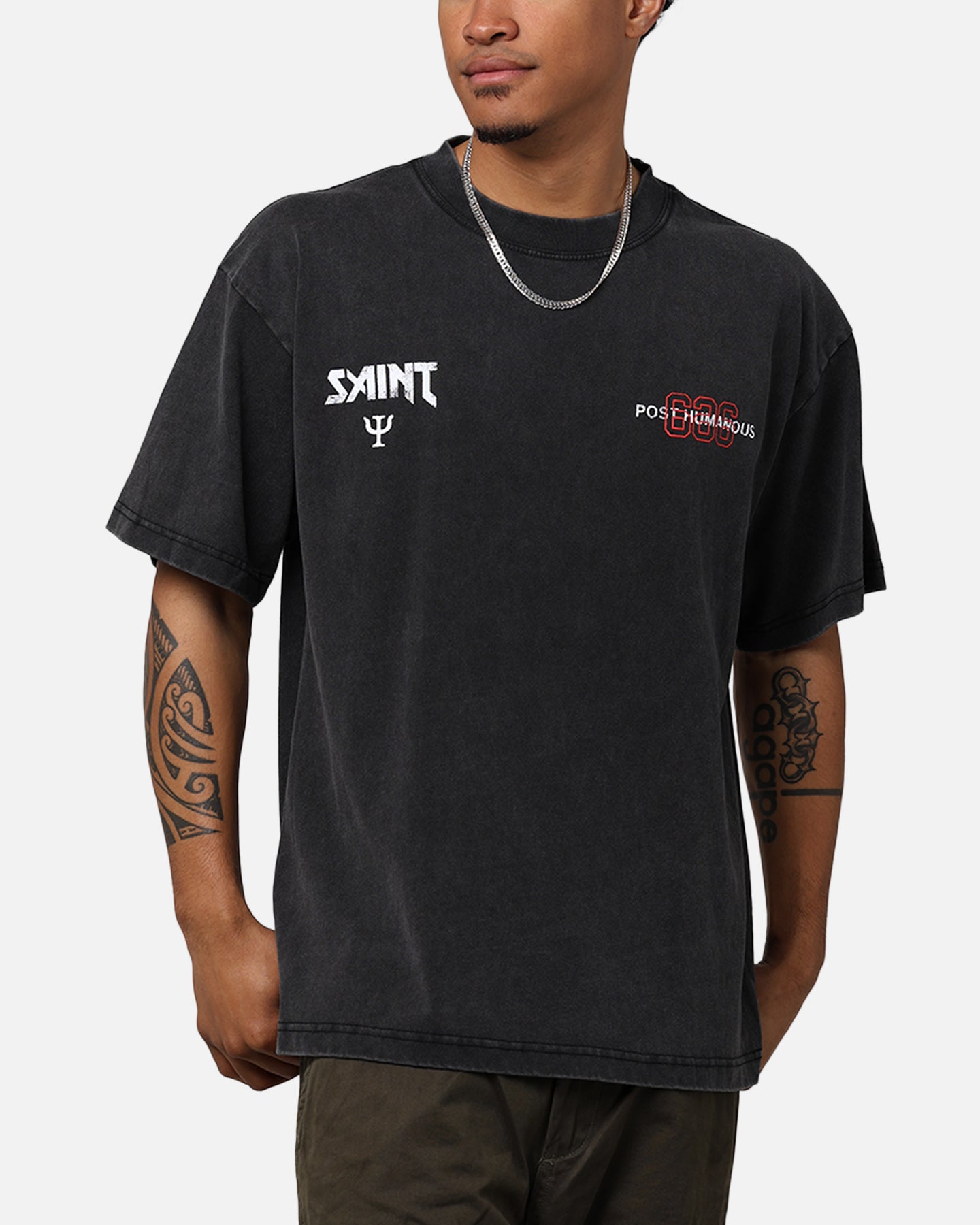 Saint Morta Death Wish Patrol T-Shirt Vintage Black