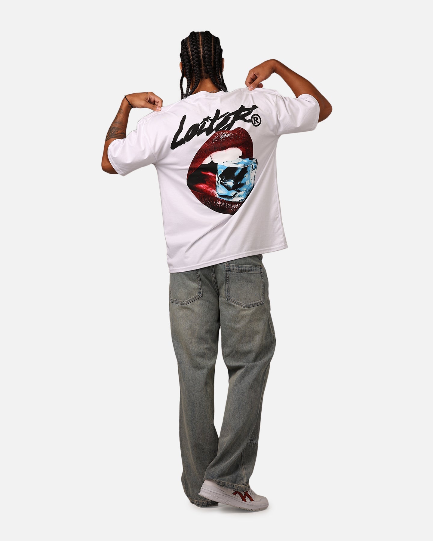 Loiter Cold Lips T-Shirt White