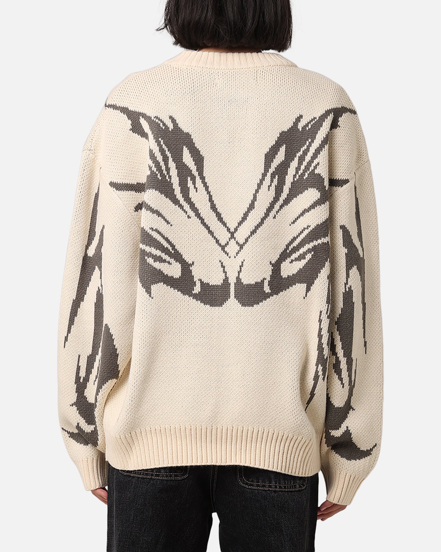 Loiter Cyber Knit Sweater Off White