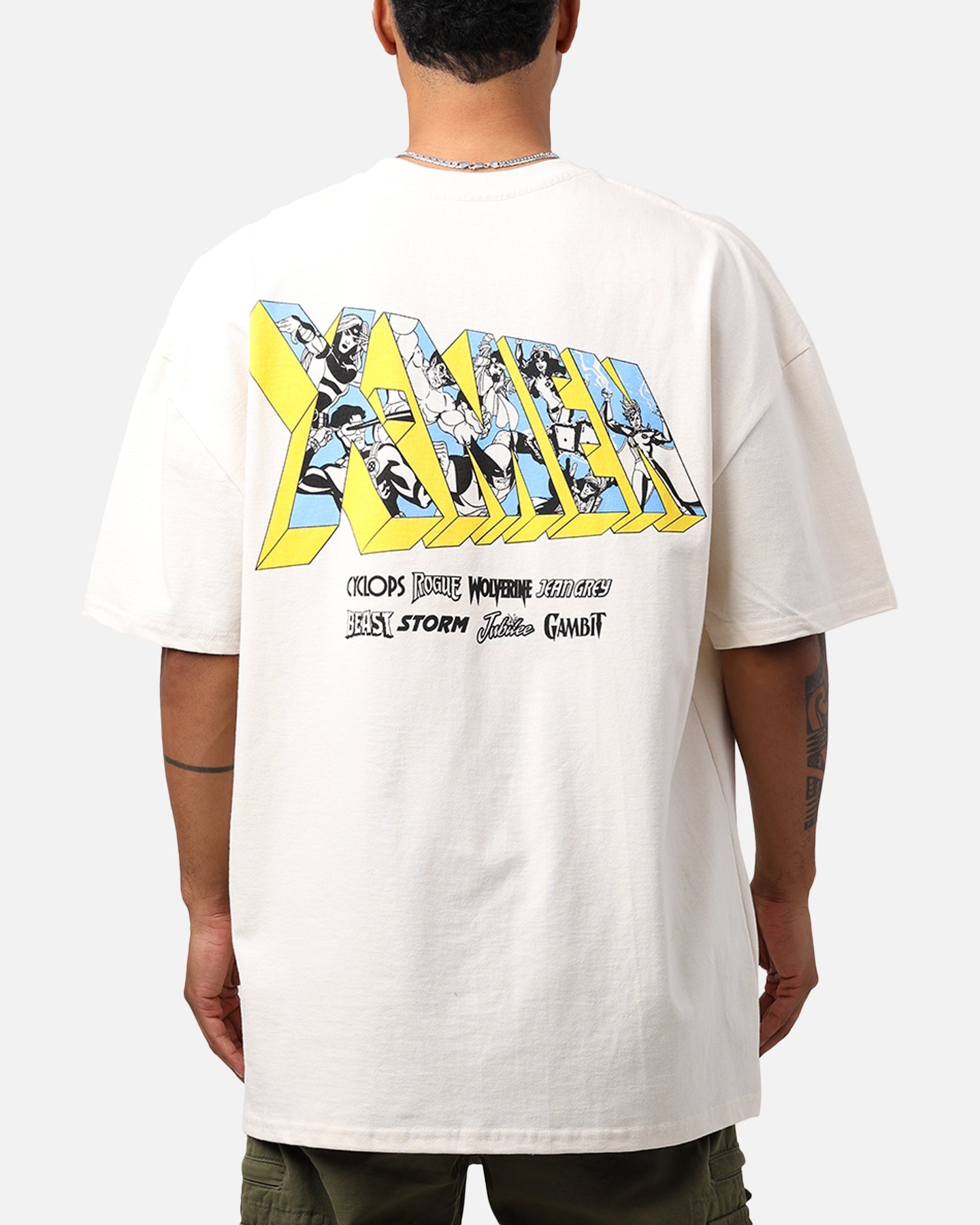 Marvel X-Men The Blackbird Heavyweight T-Shirt Off White